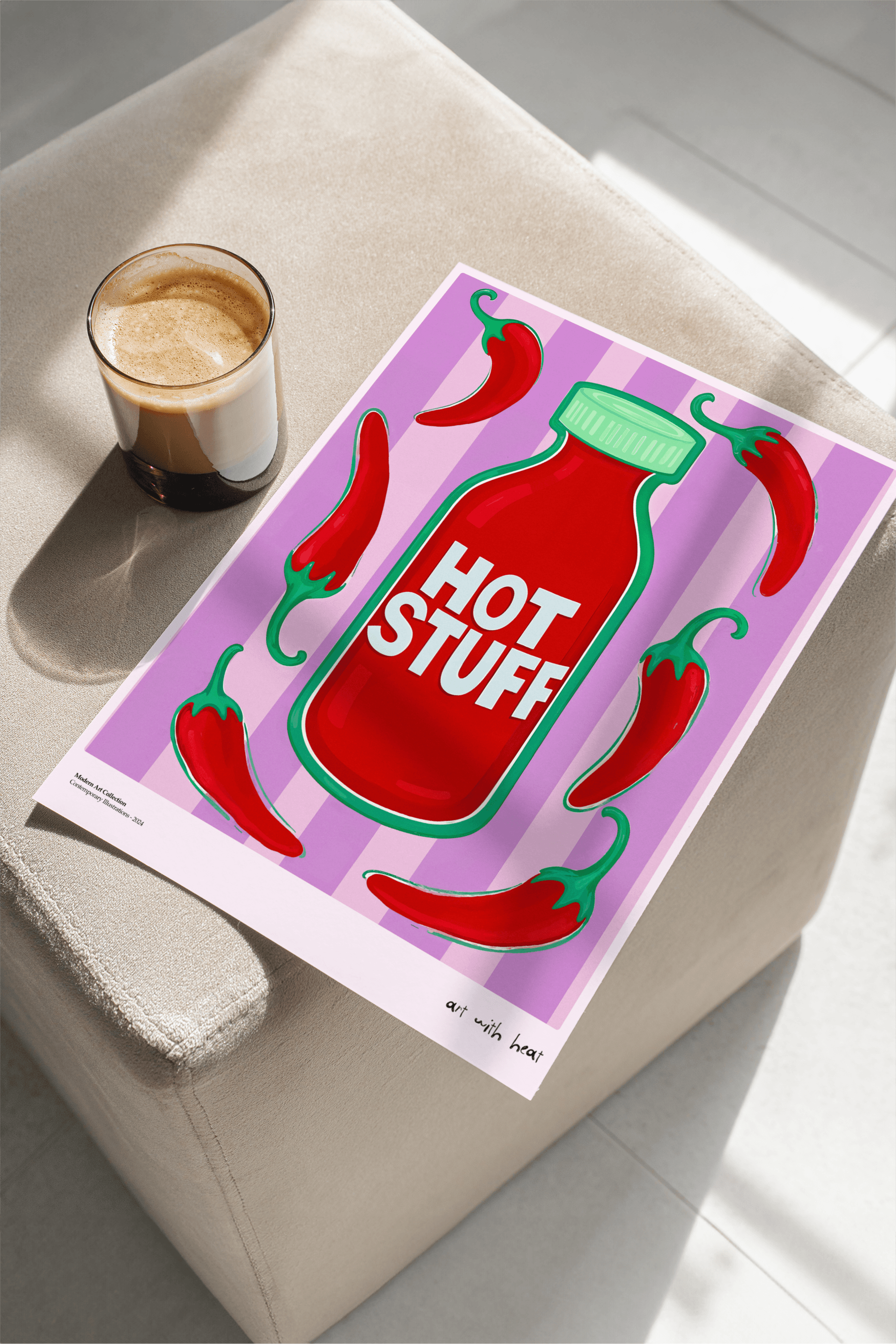 Hot Stuff Çerçevesiz Tasarım Poster Dolce Vita Koleksiyonu