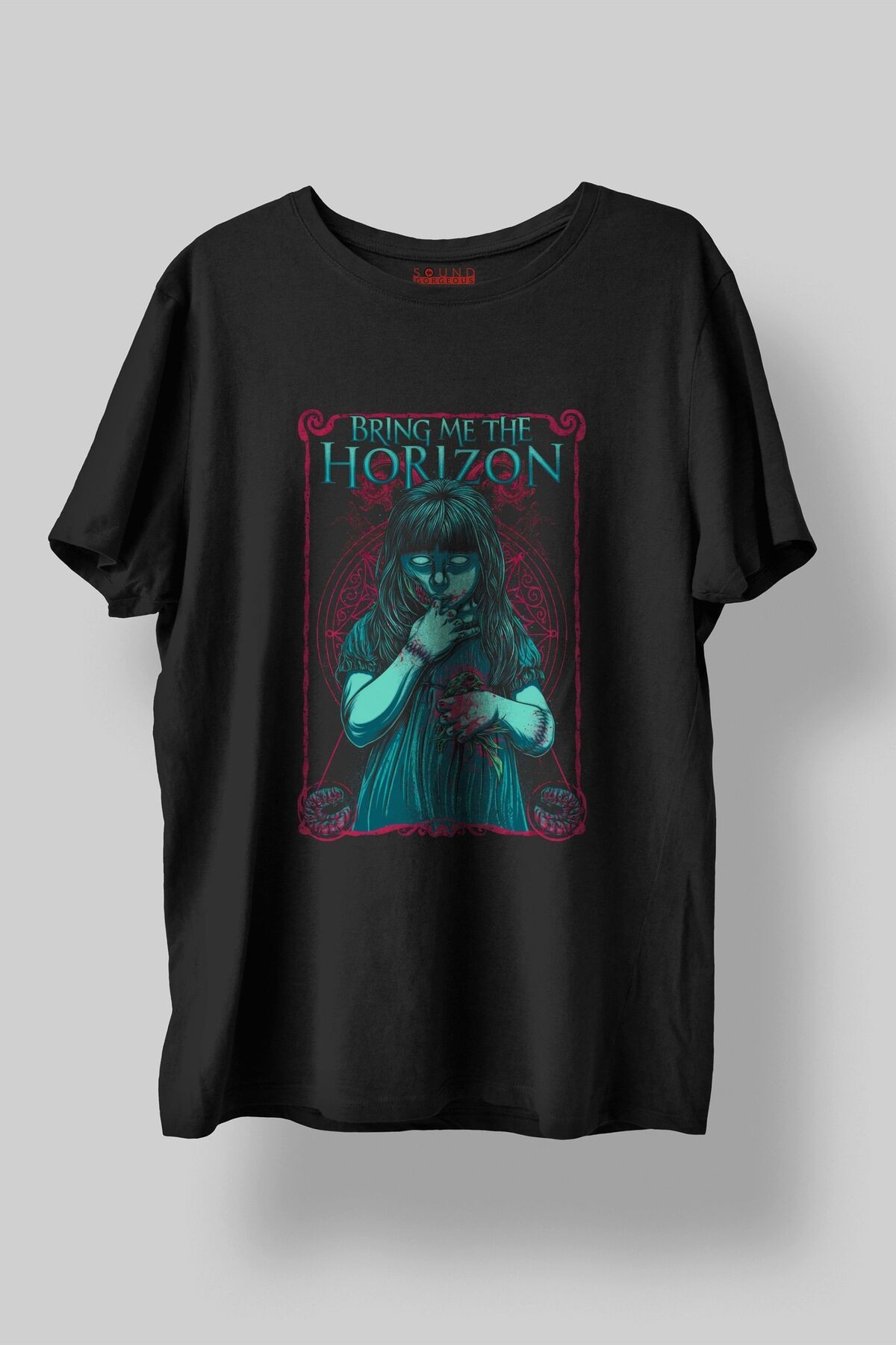 Bring Me The Horizon Müzik Baskılı Regular Fit Unisex Siyah T-Shirt %100 Pamuk No:0076