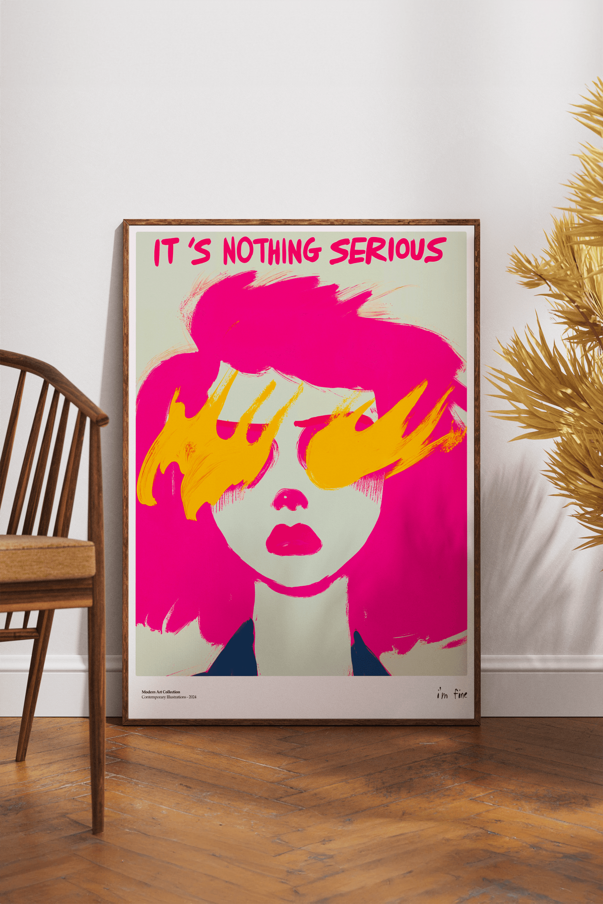 It's Nothing Serious Çerçevesiz Tasarım Poster Dolce Vita Koleksiyonu