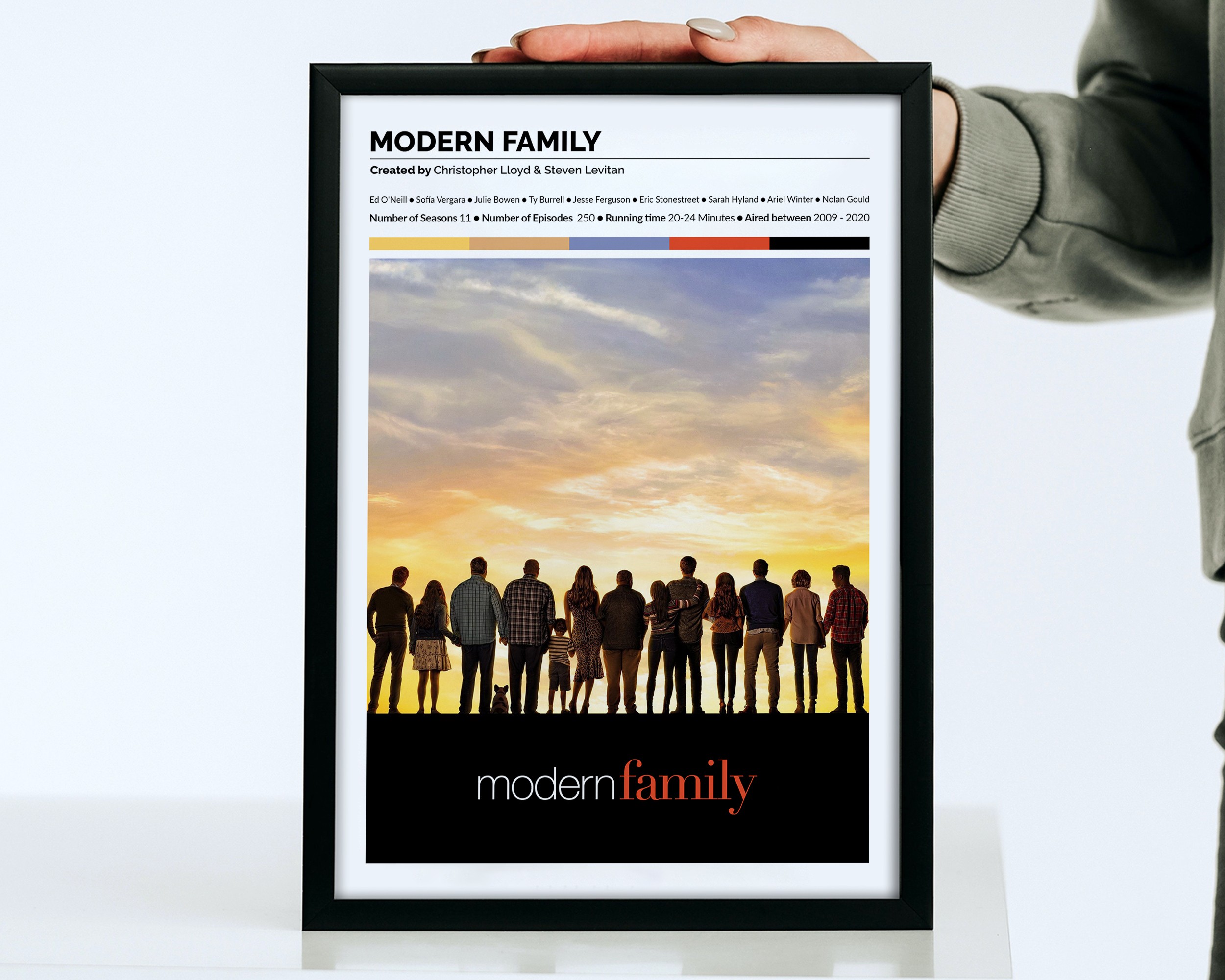 Modern Family Dizi/Sitcom Tasarımlı Poster Tablo