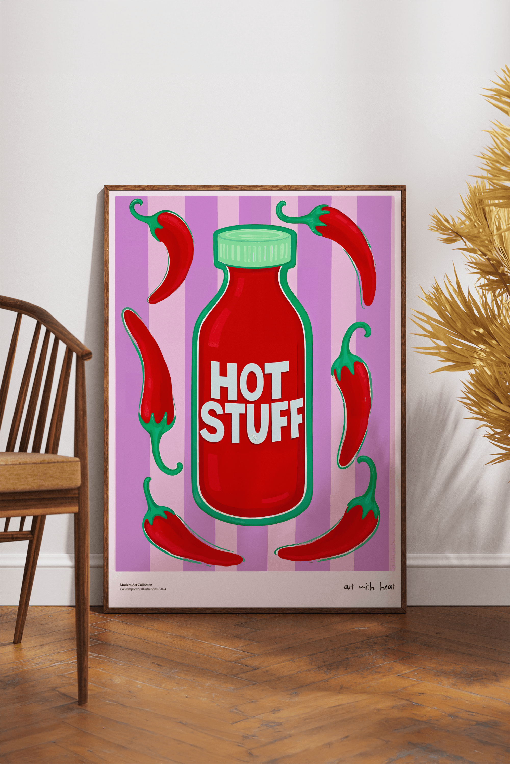 Hot Stuff Çerçevesiz Tasarım Poster Dolce Vita Koleksiyonu