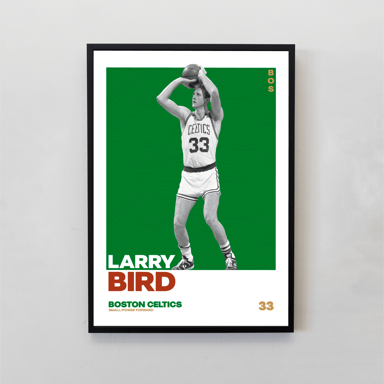 Larry Bird Tasarımlı Tablo | NBA Efsaneleri Koleksiyonu