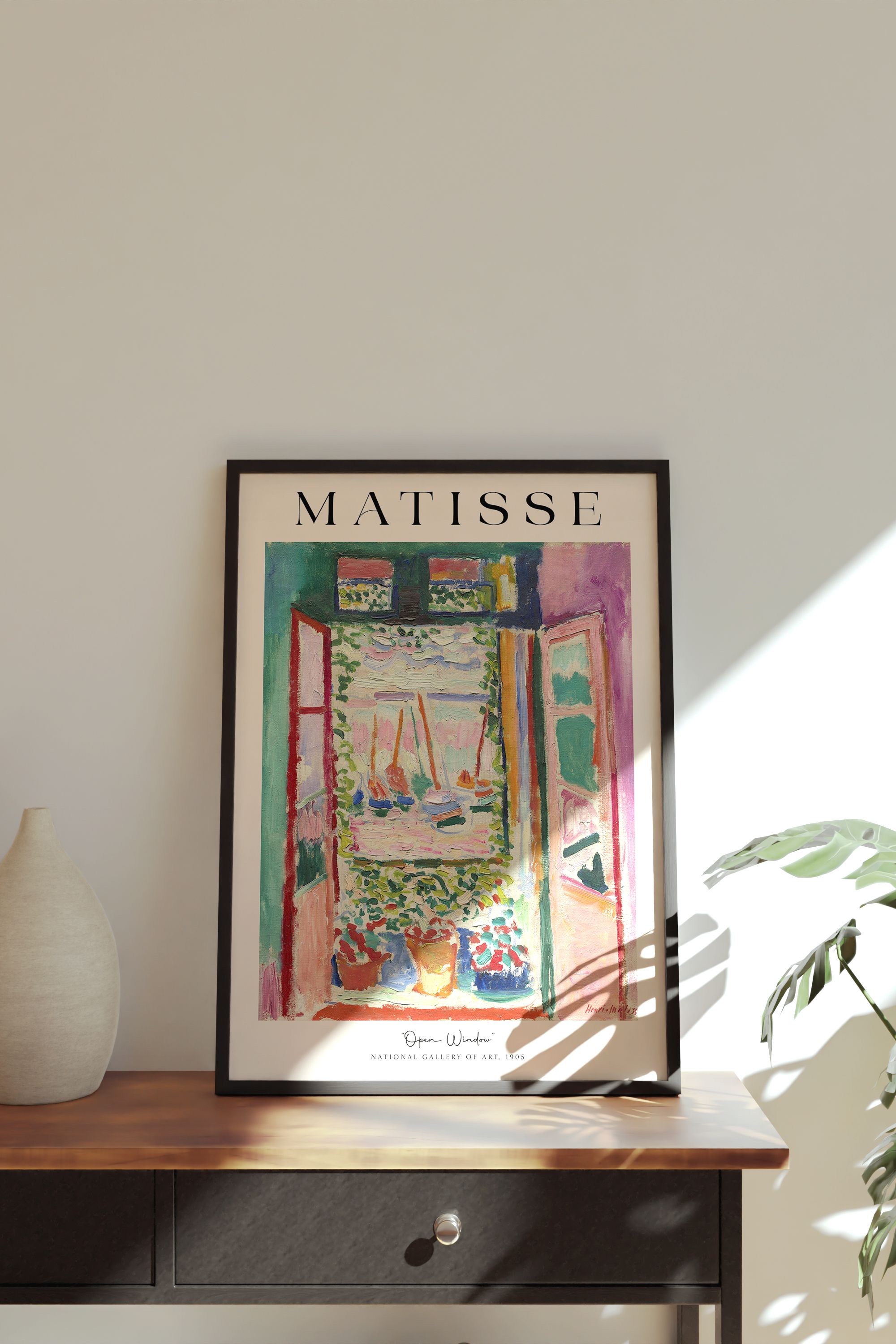 Henri Matisse Open Window Çerçevesiz Poster