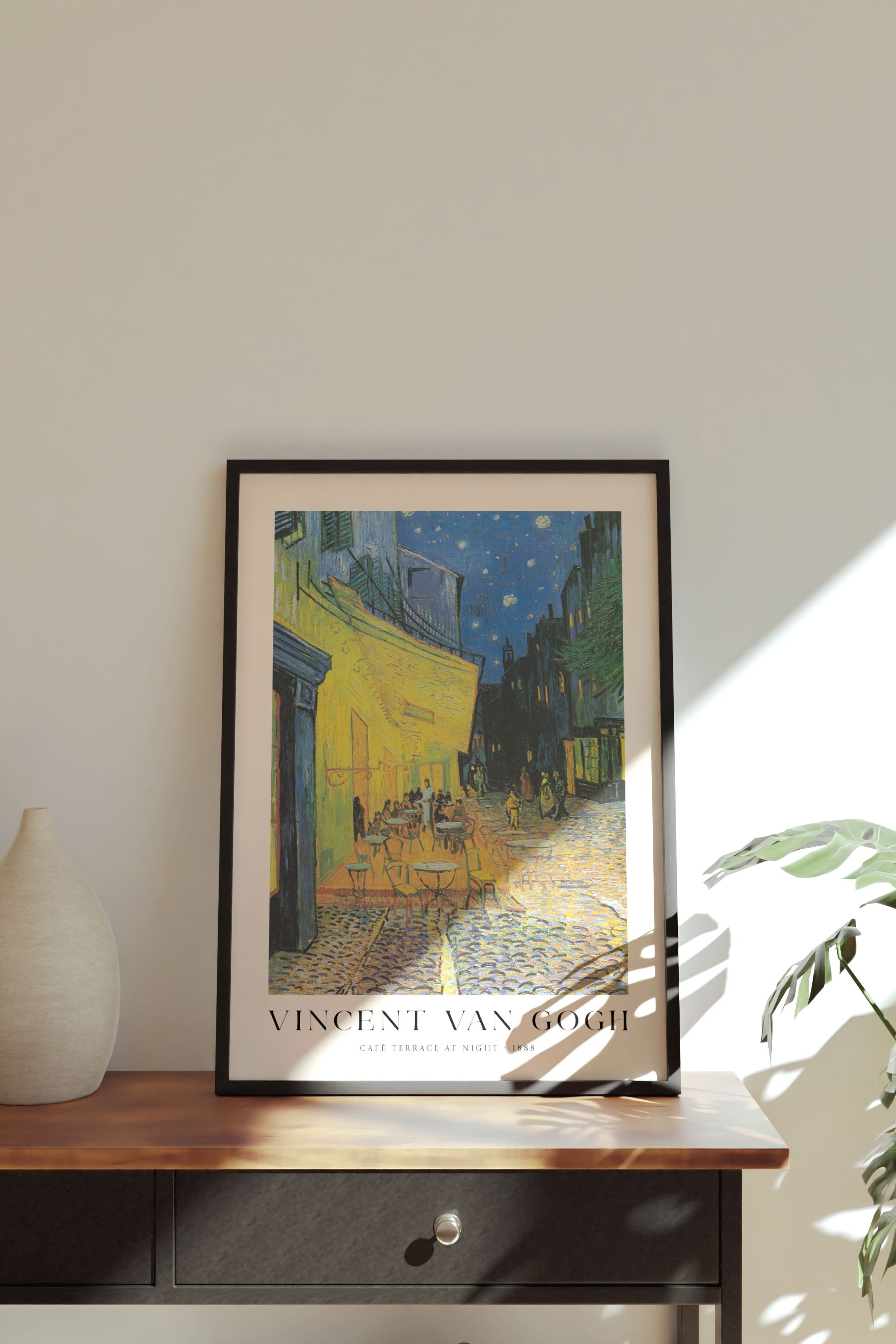 Van Gogh Cafe Terrace At Night Framed Print Art Collection