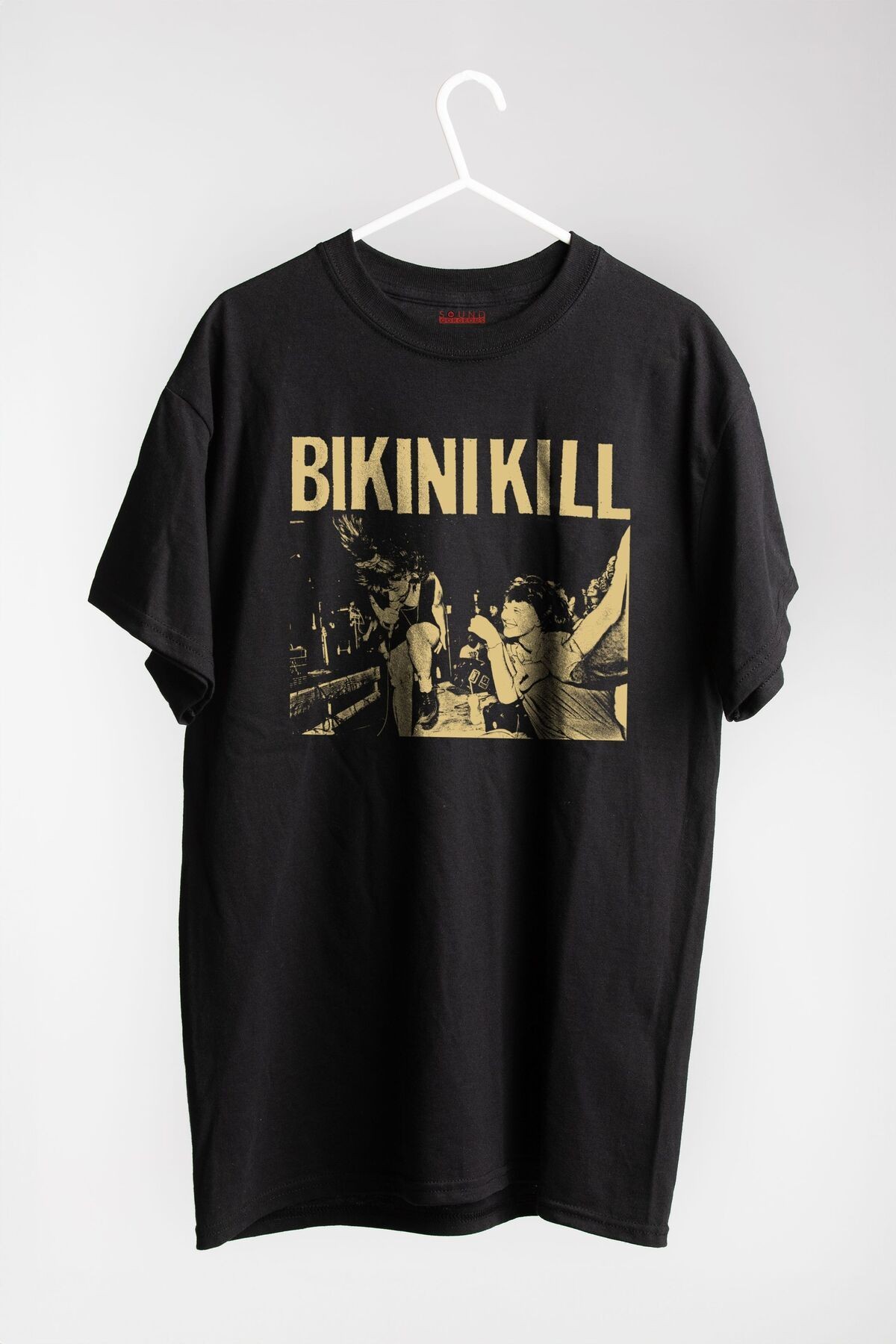 Bikini K*ll Müzik Baskılı Regular Fit Unisex Siyah T-Shirt %100 Pamuk No:0045