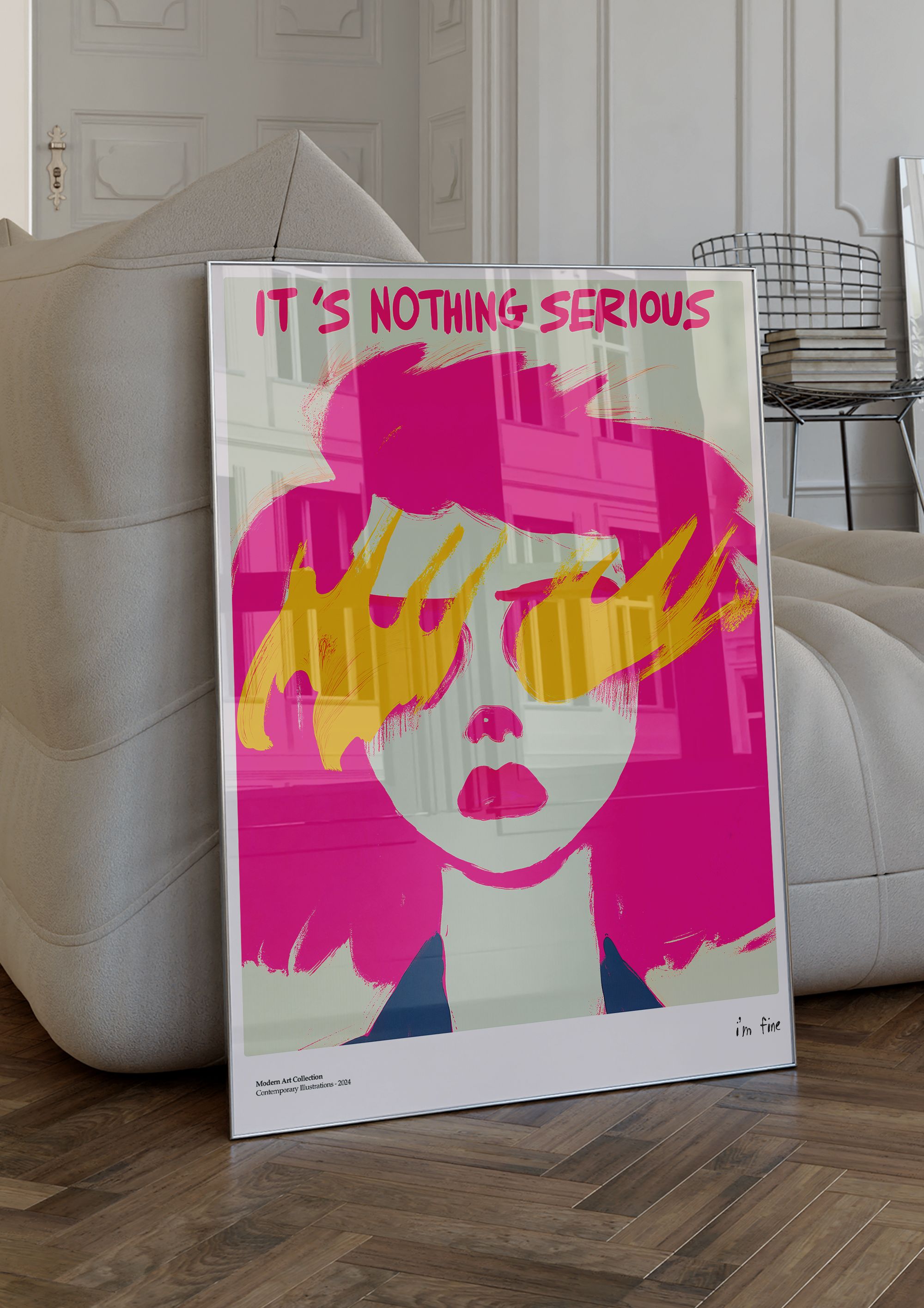 It's Nothing Serious Çerçevesiz Tasarım Poster Dolce Vita Koleksiyonu