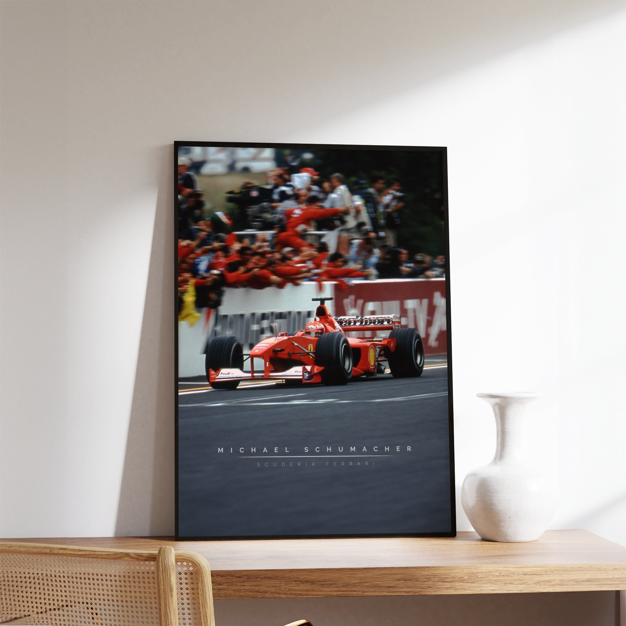 Michael Schumacher Formula 1 Framed Print