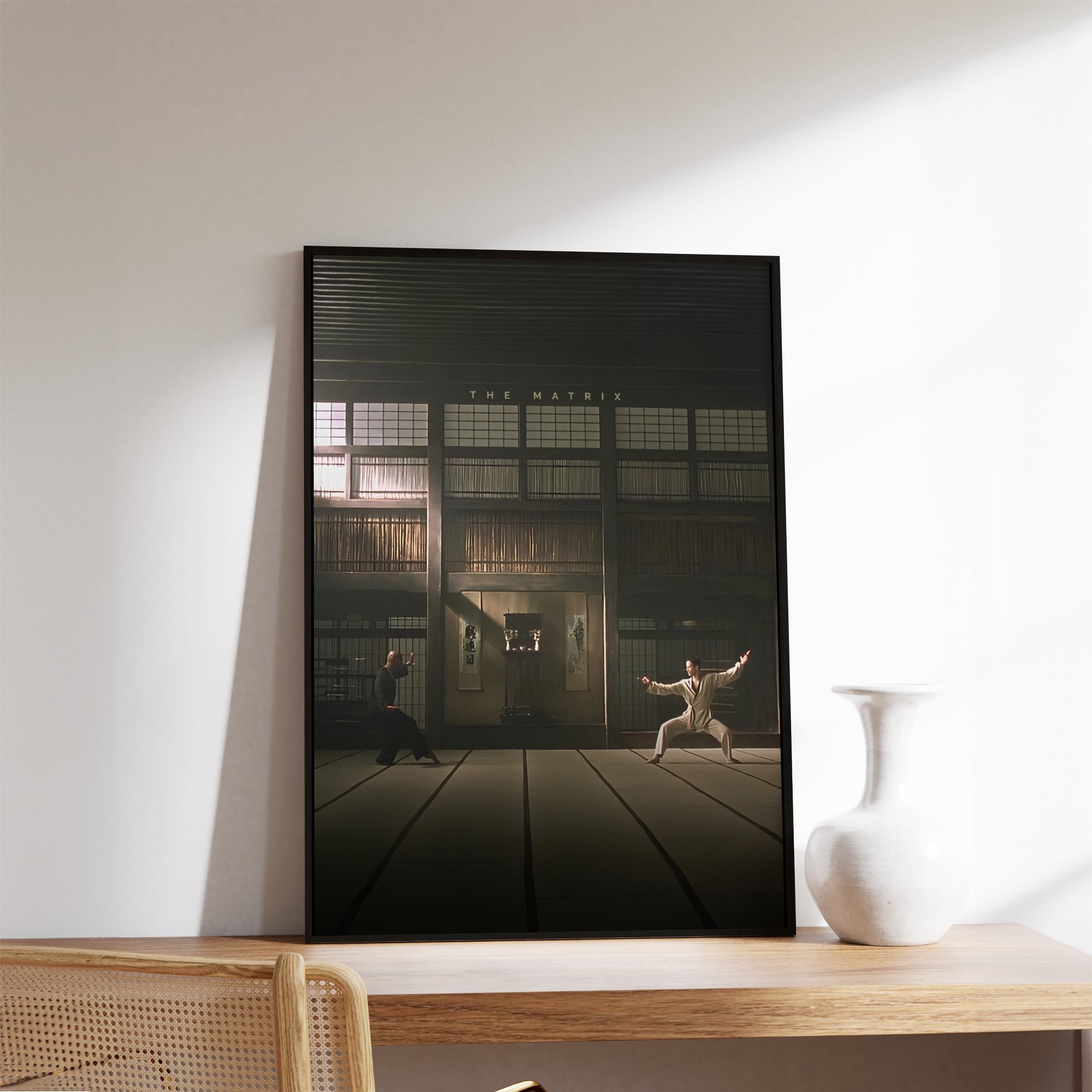 The Matrix Minimalist Framed Movie Print