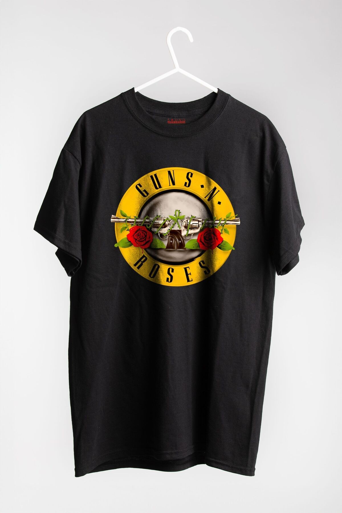 Guns N Roses Müzik Baskılı Regular Fit Unisex Siyah T-Shirt %100 Pamuk No:0147
