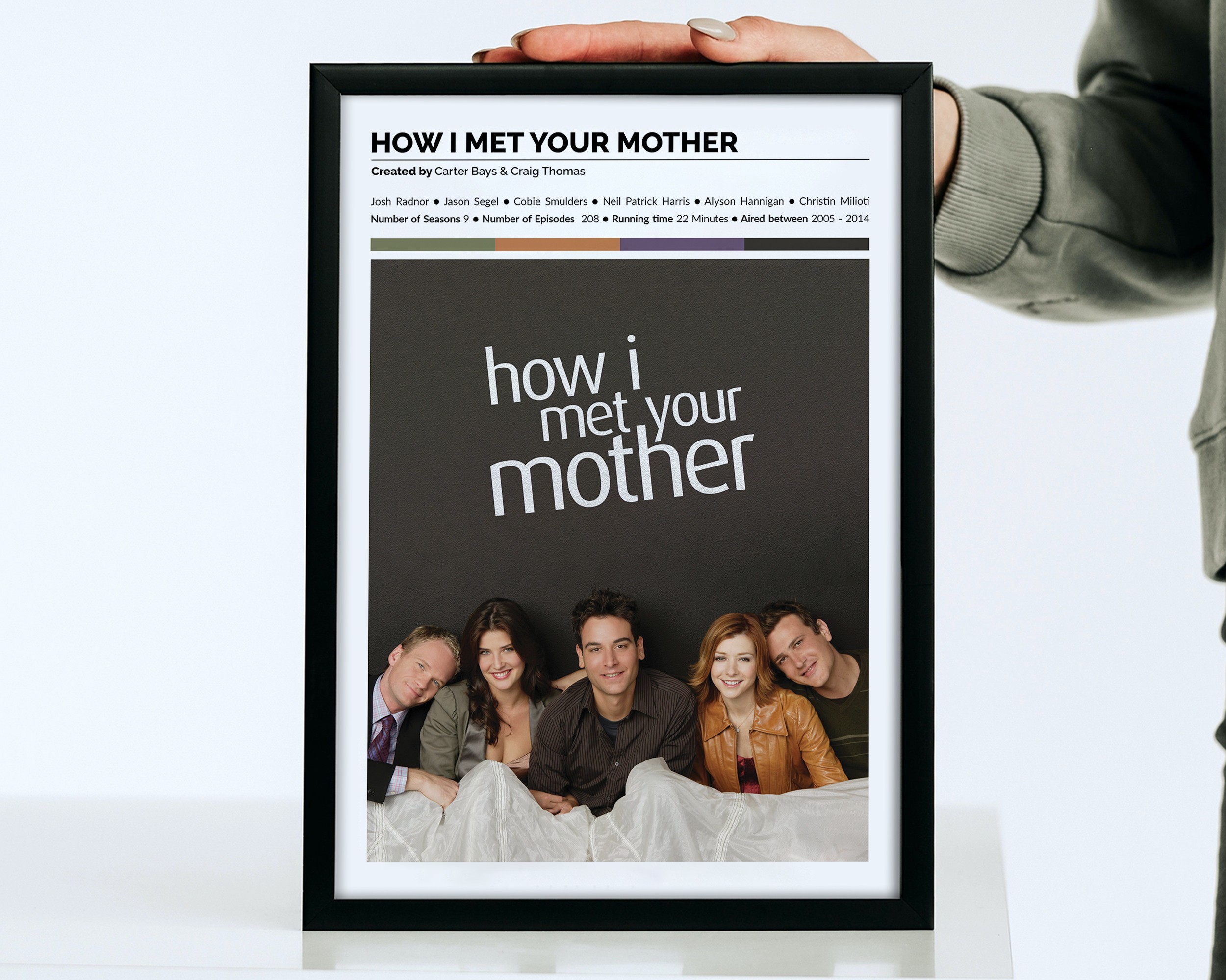 How I Met Your Mother Dizi/Sitcom Tasarımlı Poster Tablo