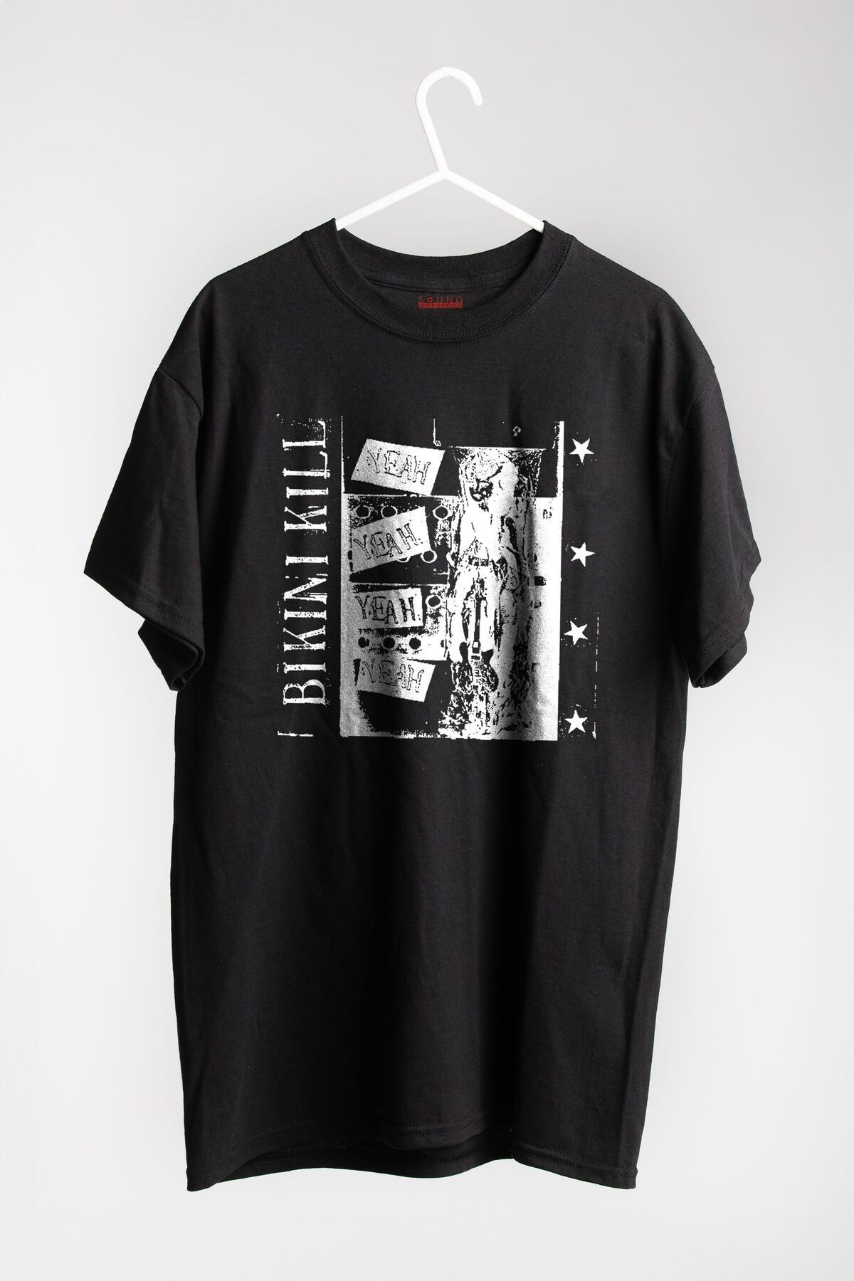 Bikini K*ll Müzik Baskılı Regular Fit Unisex Siyah T-Shirt %100 Pamuk No:0047