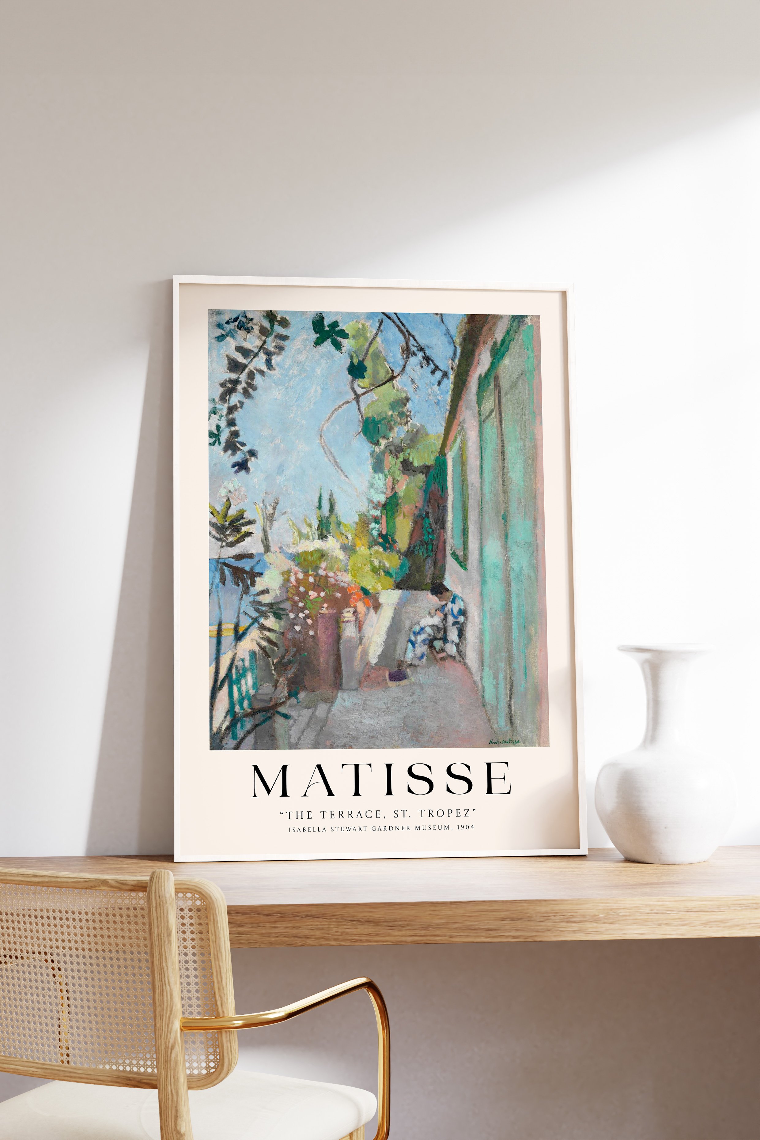 Henri Matisse The Terrace St Tropez Framed Print | House Gorgeous