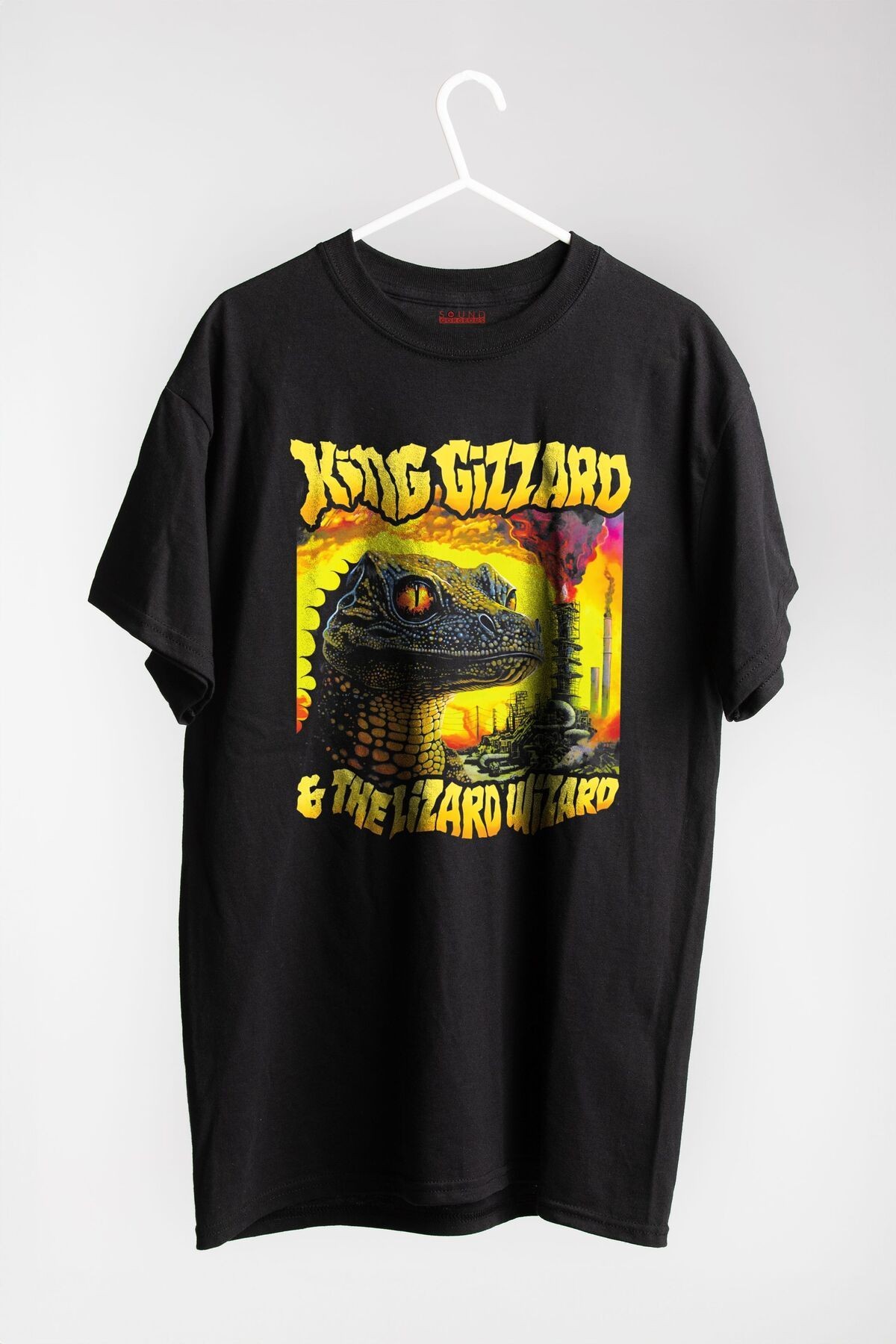 King Gizzard Lizzard Wizard Müzik Baskılı Regular Fit Unisex Siyah T-Shirt %100 Pamuk No:0209