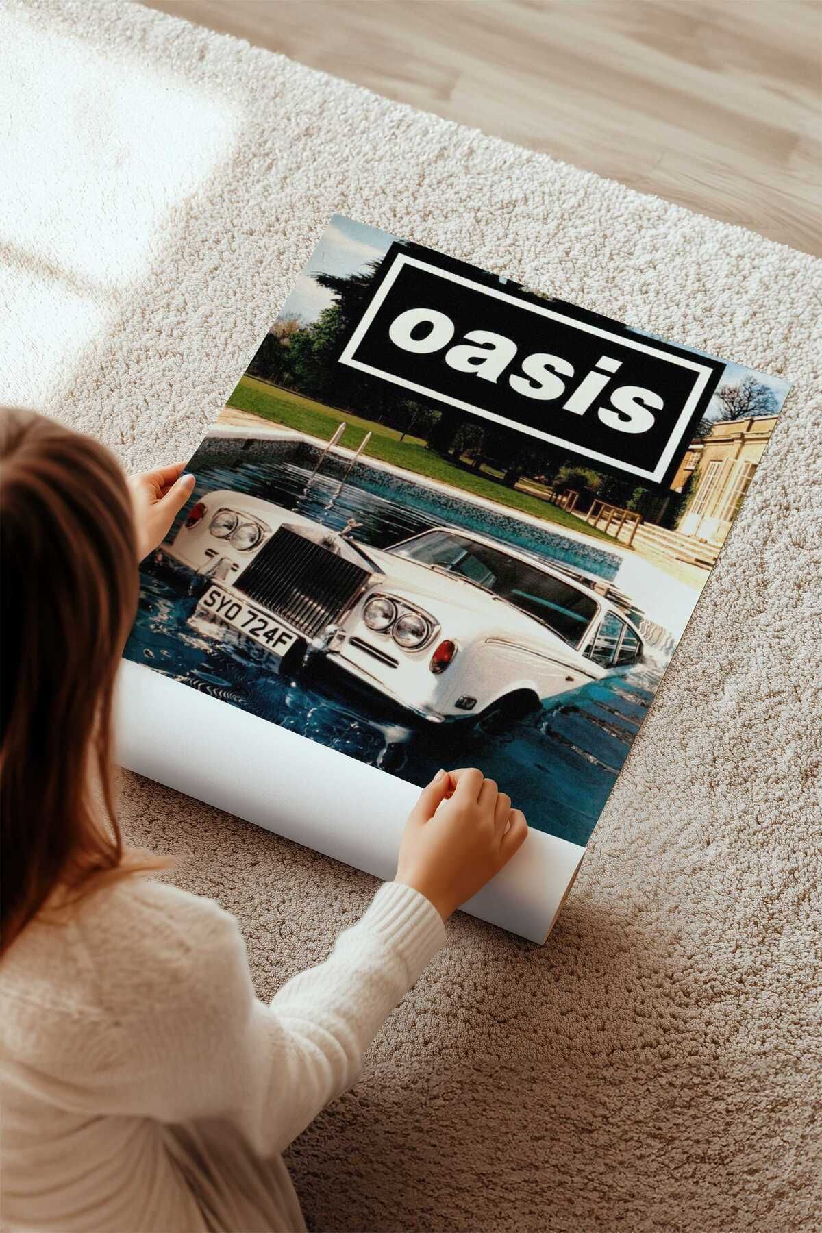 Oasis Konser Tasarımlı Retro Çerçeveli Tasarım Tablo No: 1