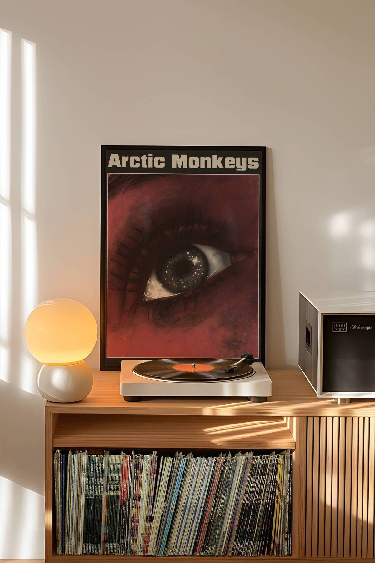 Arctic Monkeys Konser Tasarımlı Retro Çerçeveli Tasarım Tablo No:7