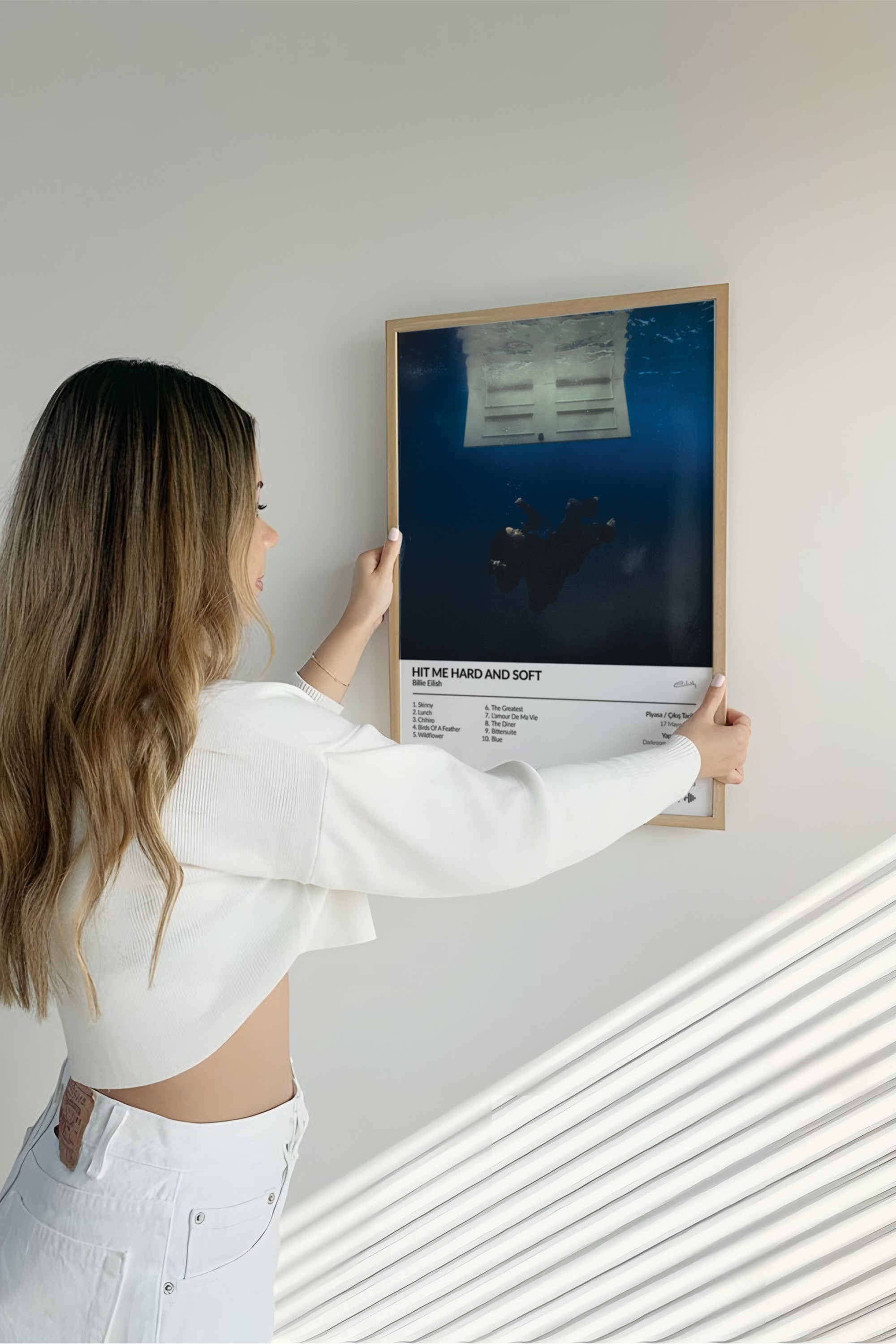 Kişiye Özel Albüm Tasarımlı Çerçevesiz Poster