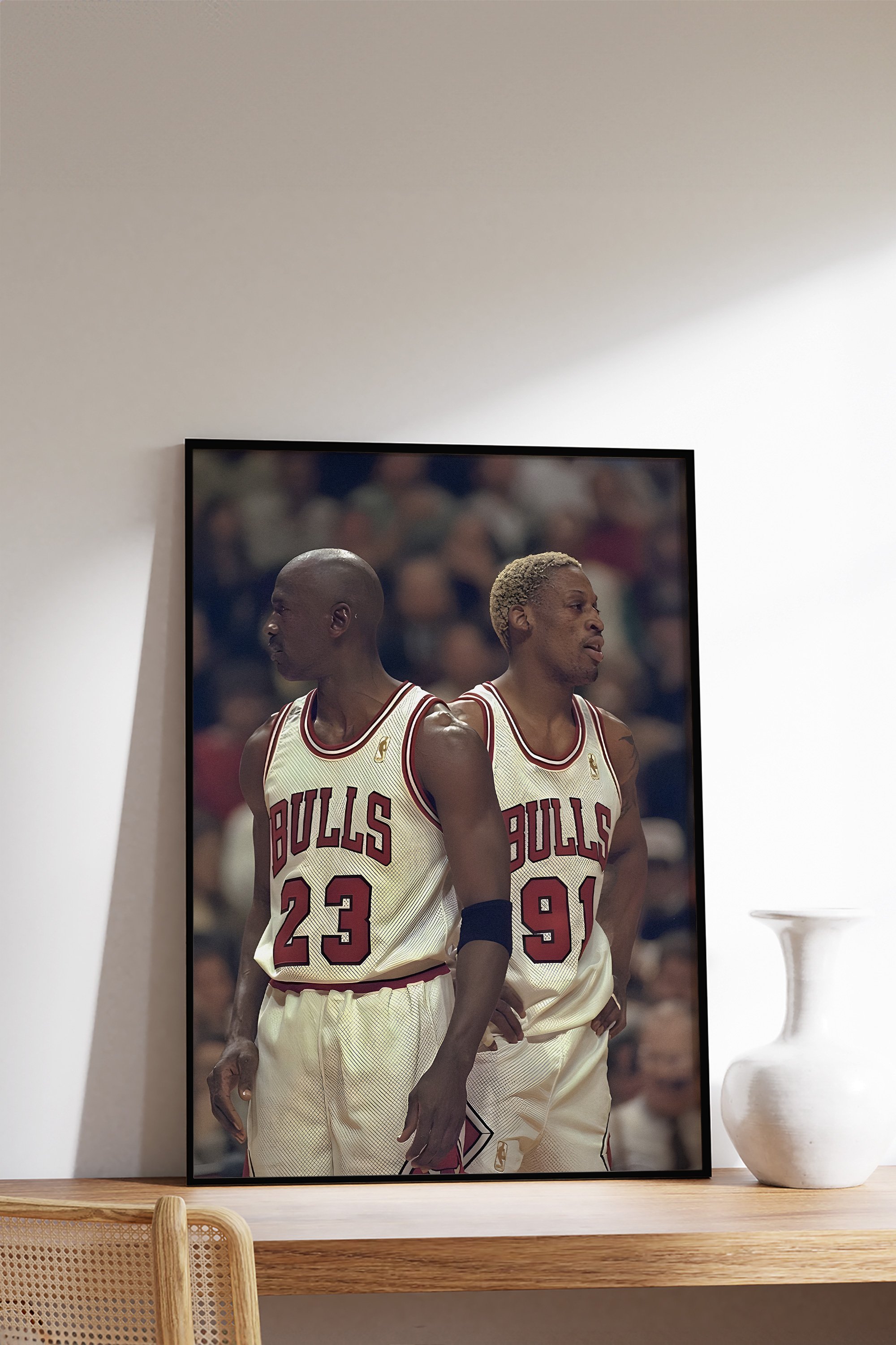 Jordan & Rodman Tasarımlı Çerçevesiz Poster | Winner Mentality