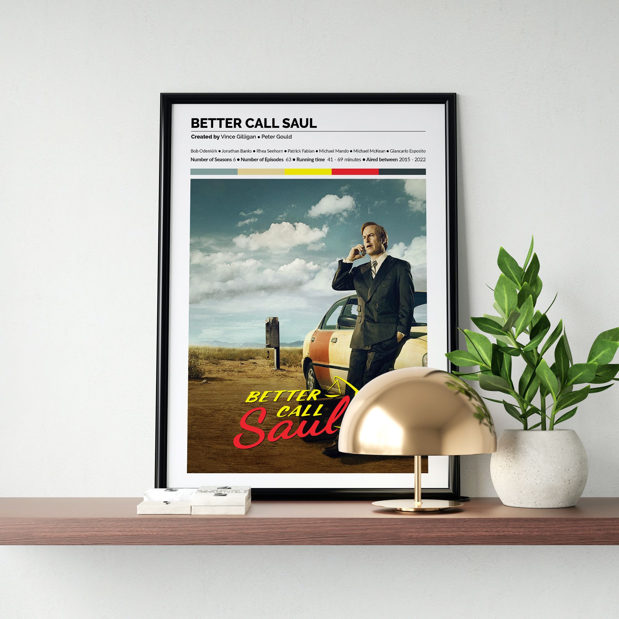 Better Call Saul Dizi/Sitcom Tasarımlı Poster Tablo