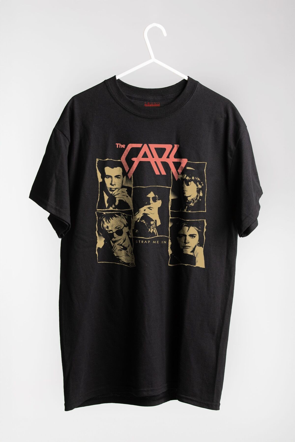 The Cars Müzik Baskılı Regular Fit Unisex Siyah T-Shirt %100 Pamuk No:0370