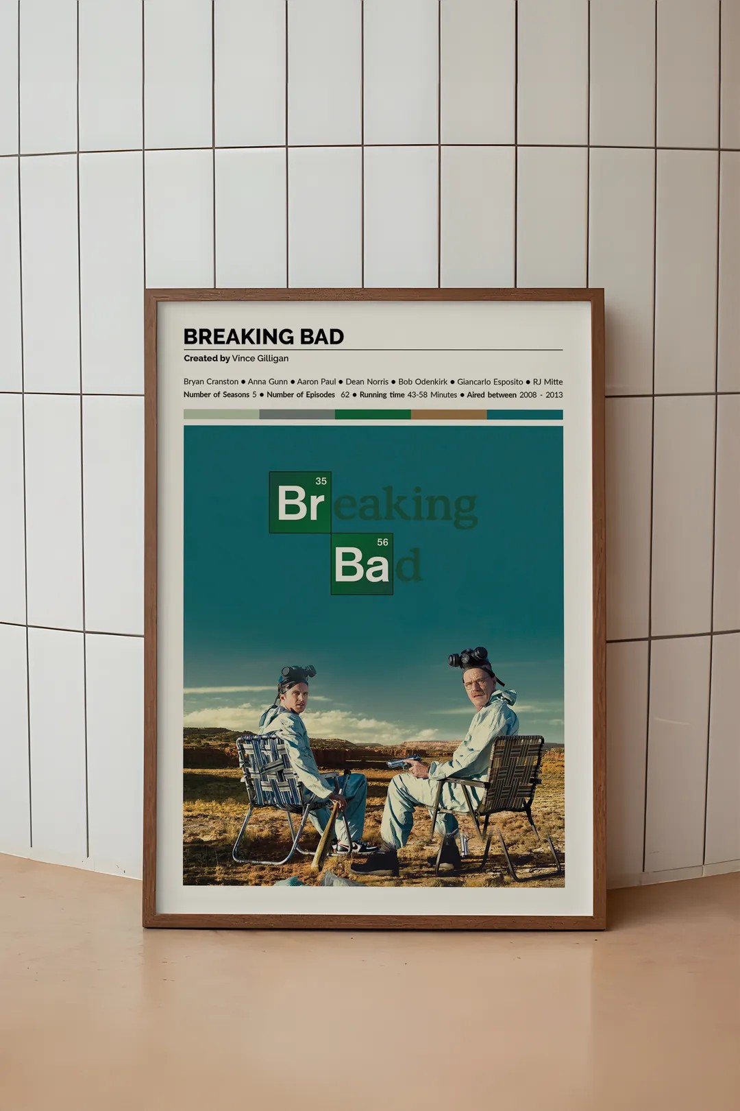 Kişiye Özel Film/Dizi Tasarımlı Çerçevesiz Poster