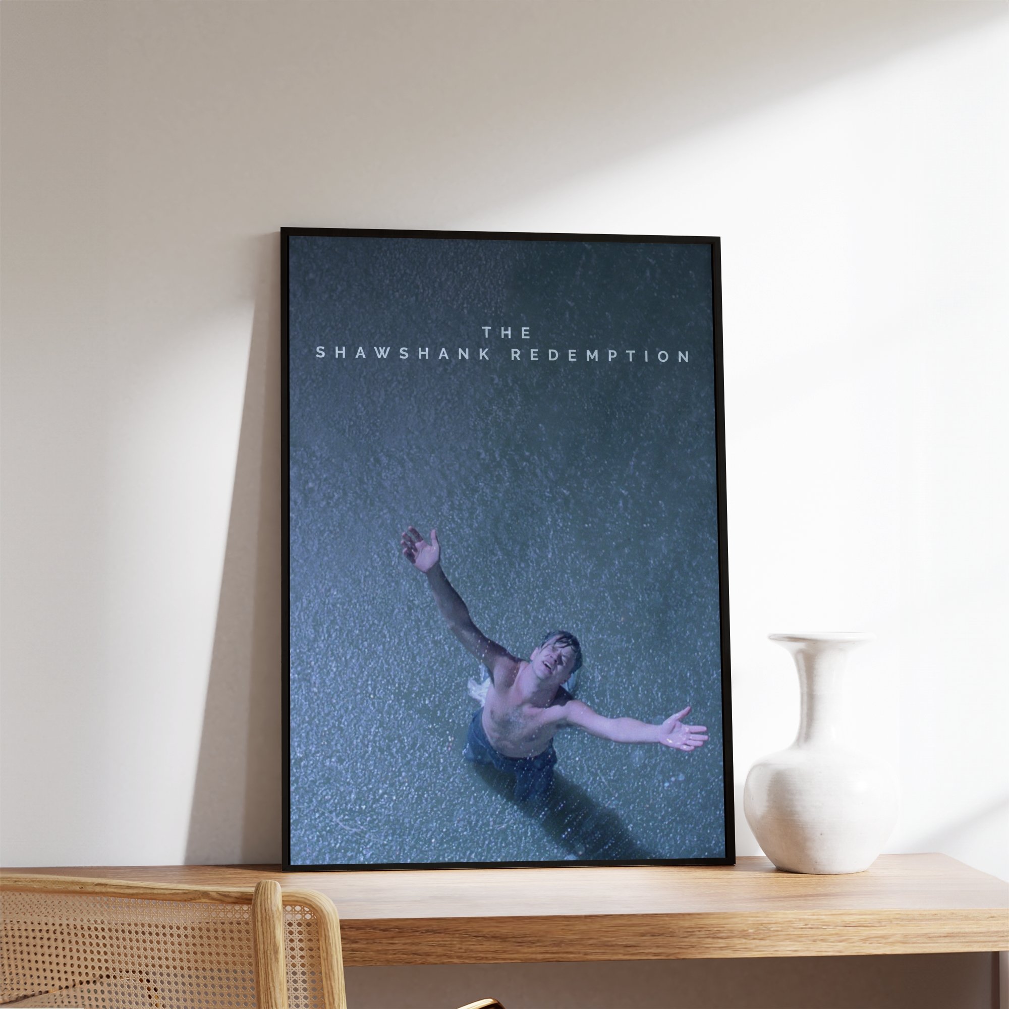 The Shawshank Redemption Minimalist Framed Movie Print