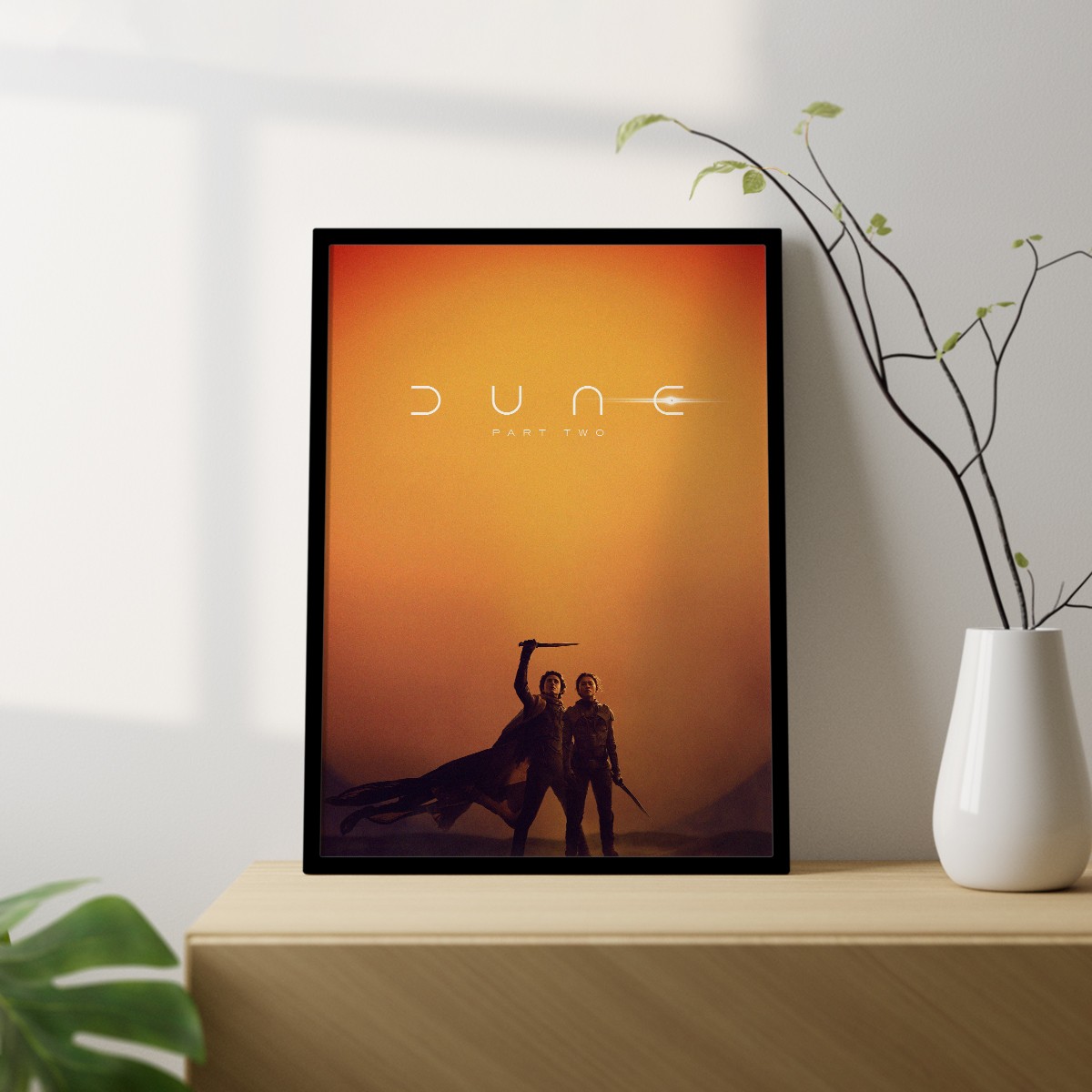 Dune: Part Two Tasarımlı Çerçevesiz Minimal Film Poster