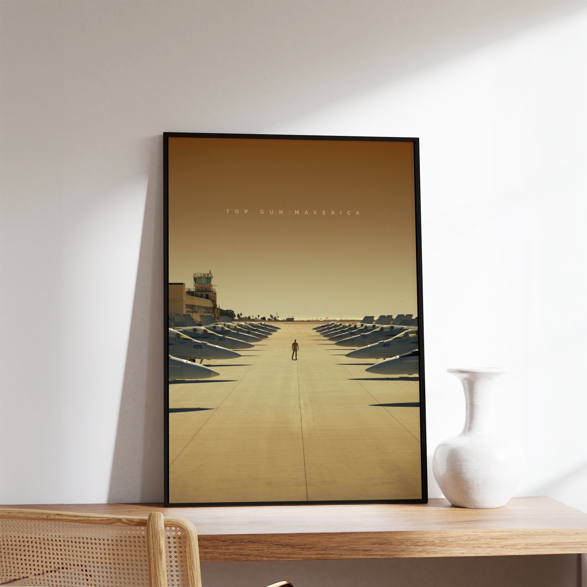 Top Gun Maverick Minimalist Framed Movie Print