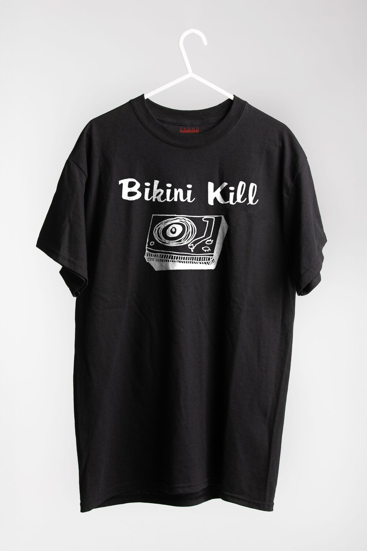 Bikini K*ll Müzik Baskılı Regular Fit Unisex Siyah T-Shirt %100 Pamuk No:0049