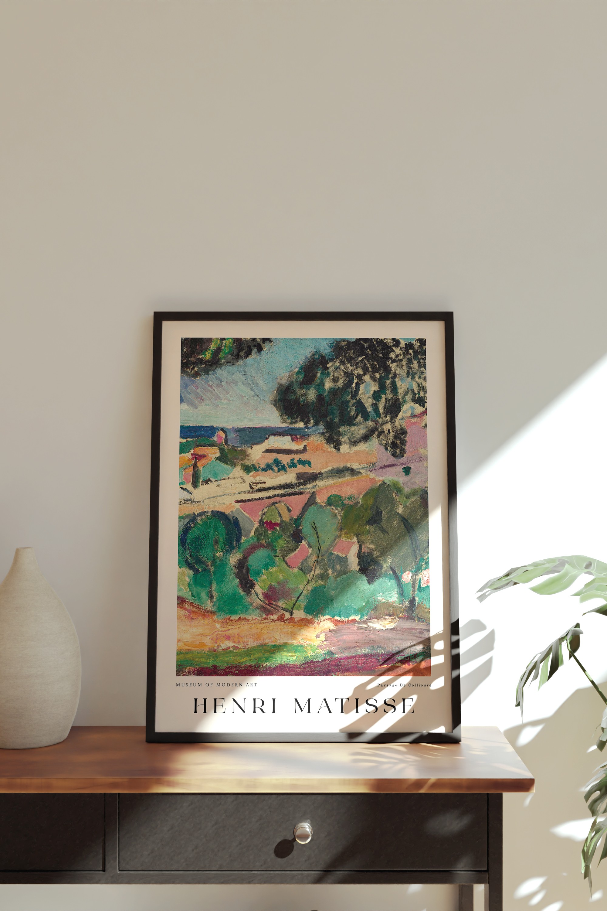 Henri Matisse Paysage De Collioure Çerçeveli Tablo