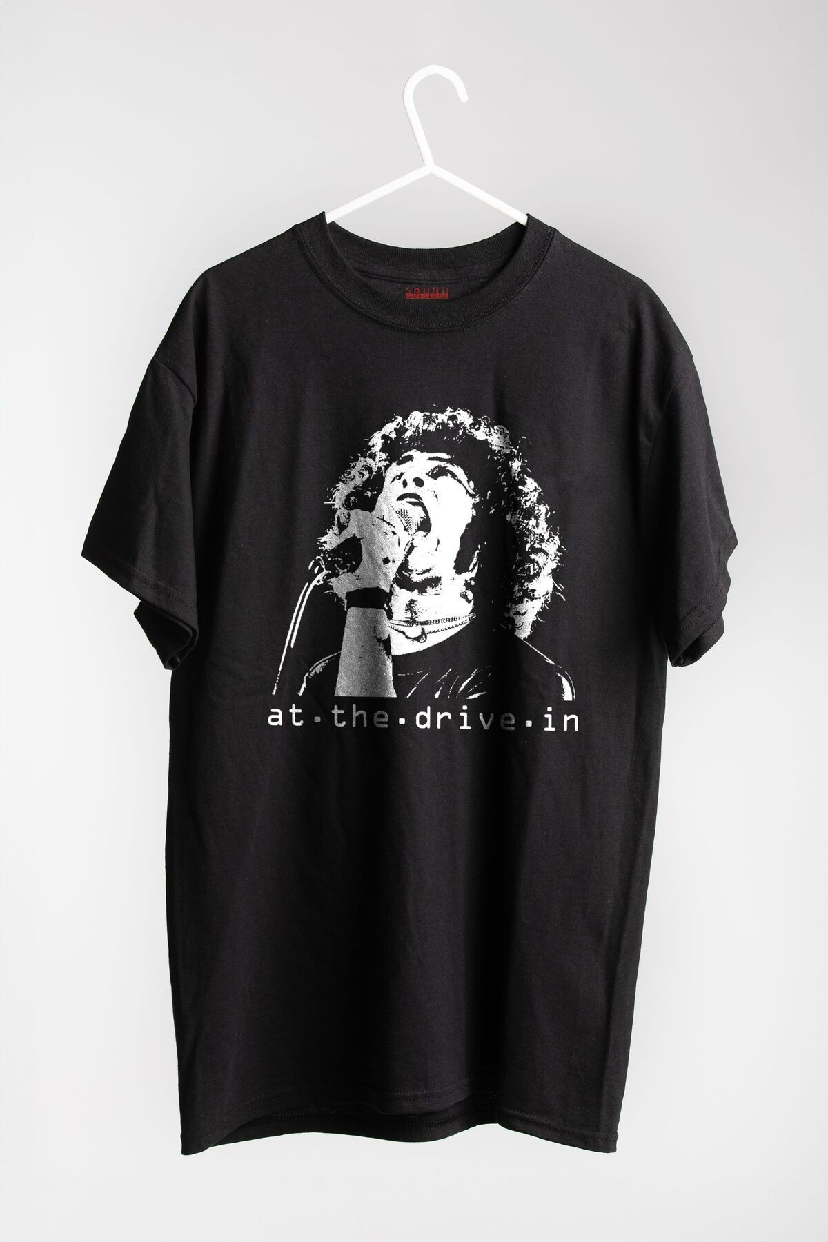 At The Drive In Müzik Baskılı Regular Fit Unisex Siyah T-Shirt %100 Pamuk No:0027