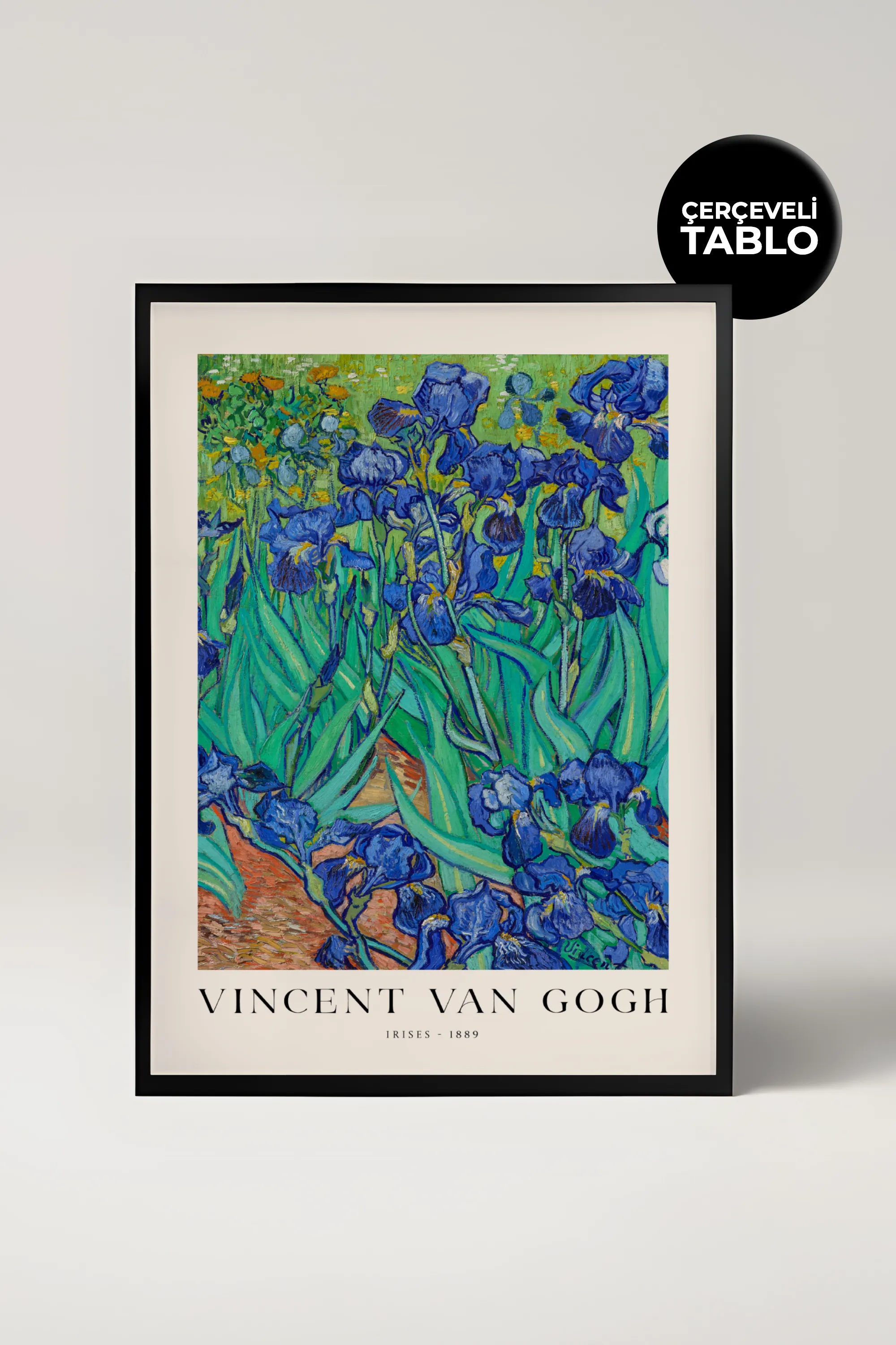 Van Gogh Irises Çerçeveli Tablo