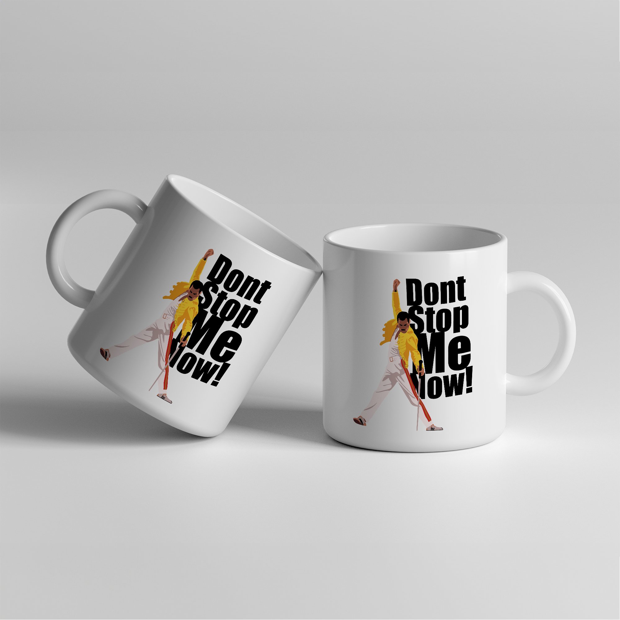 Freddie Mercury Don't Stop Me Now 11oz White Mug