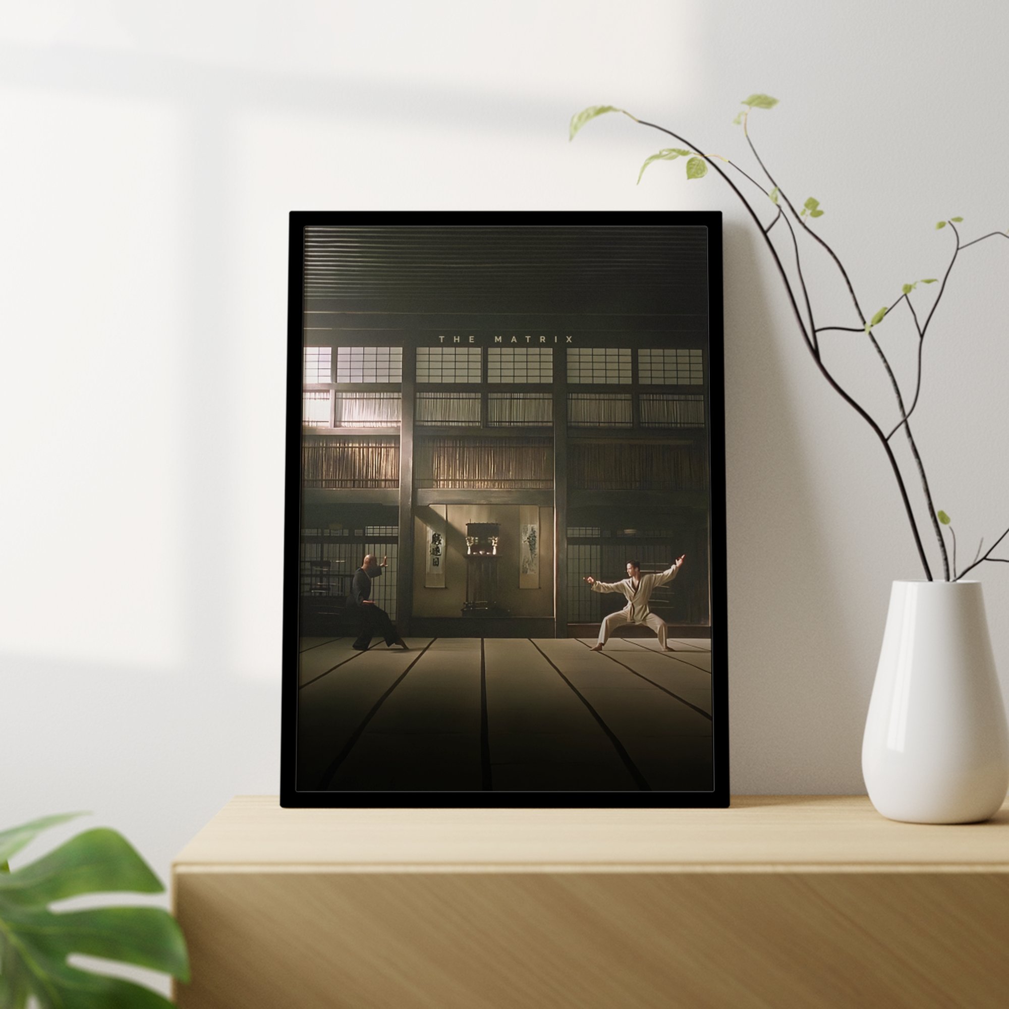 The Matrix Minimalist Framed Movie Print