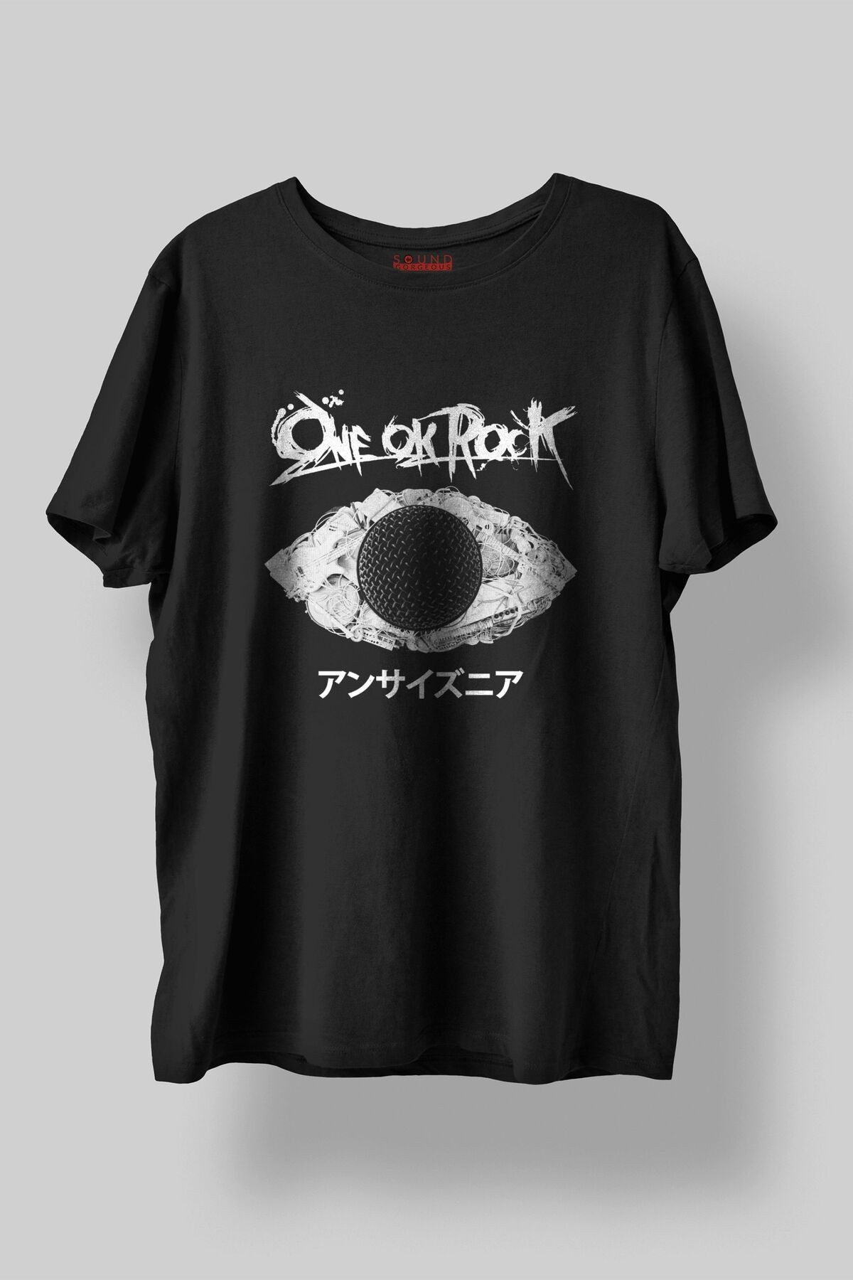 One Ok Rock Müzik Baskılı Regular Fit Unisex Siyah T-Shirt %100 Pamuk No:0269