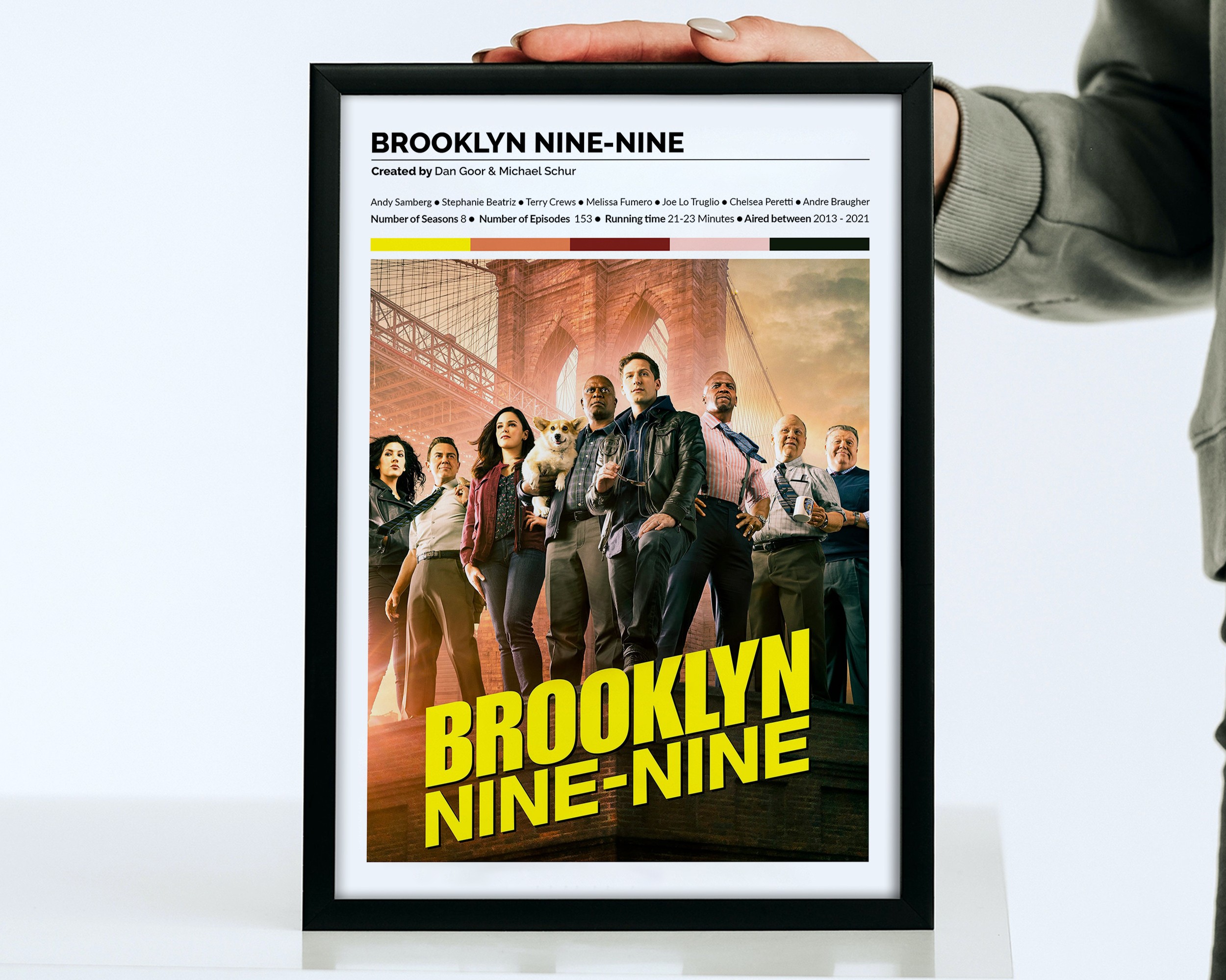 Brooklyn Nine-Nine Dizi/Sitcom Tasarımlı Poster Tablo