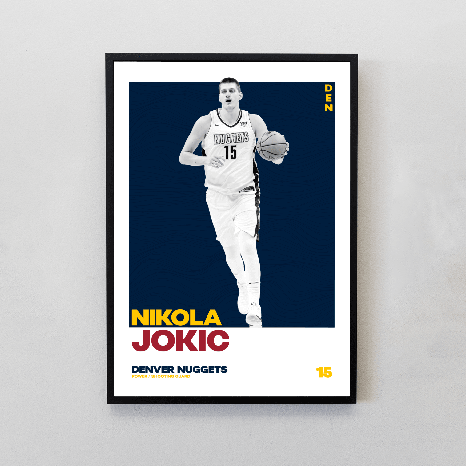 Nikola Jokic Tasarımlı Tablo | NBA Efsaneleri Koleksiyonu