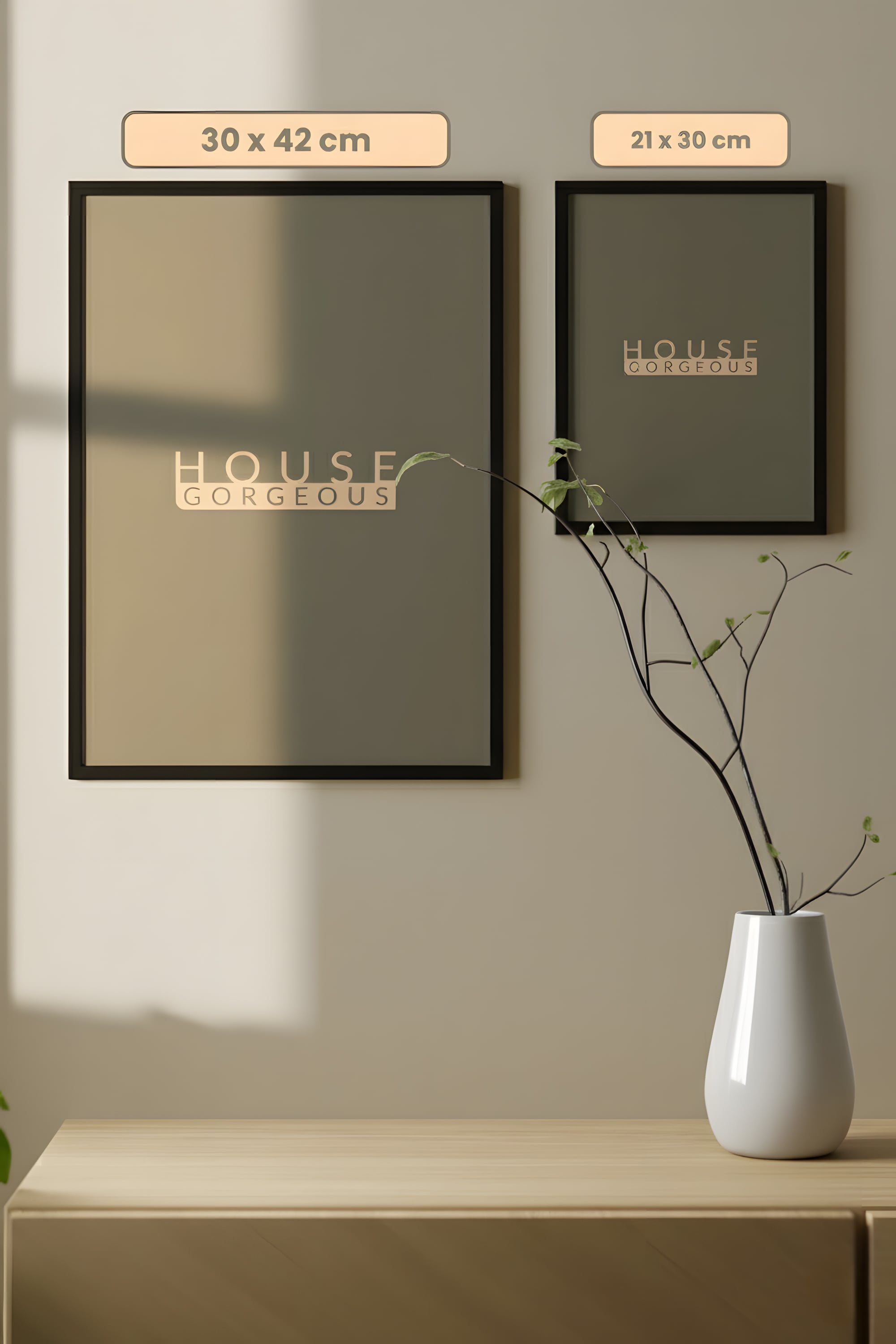 Sevgililer Günü Kişiye Özel Polaroid Kolaj Tasarımlı Çerçeveli Tablo