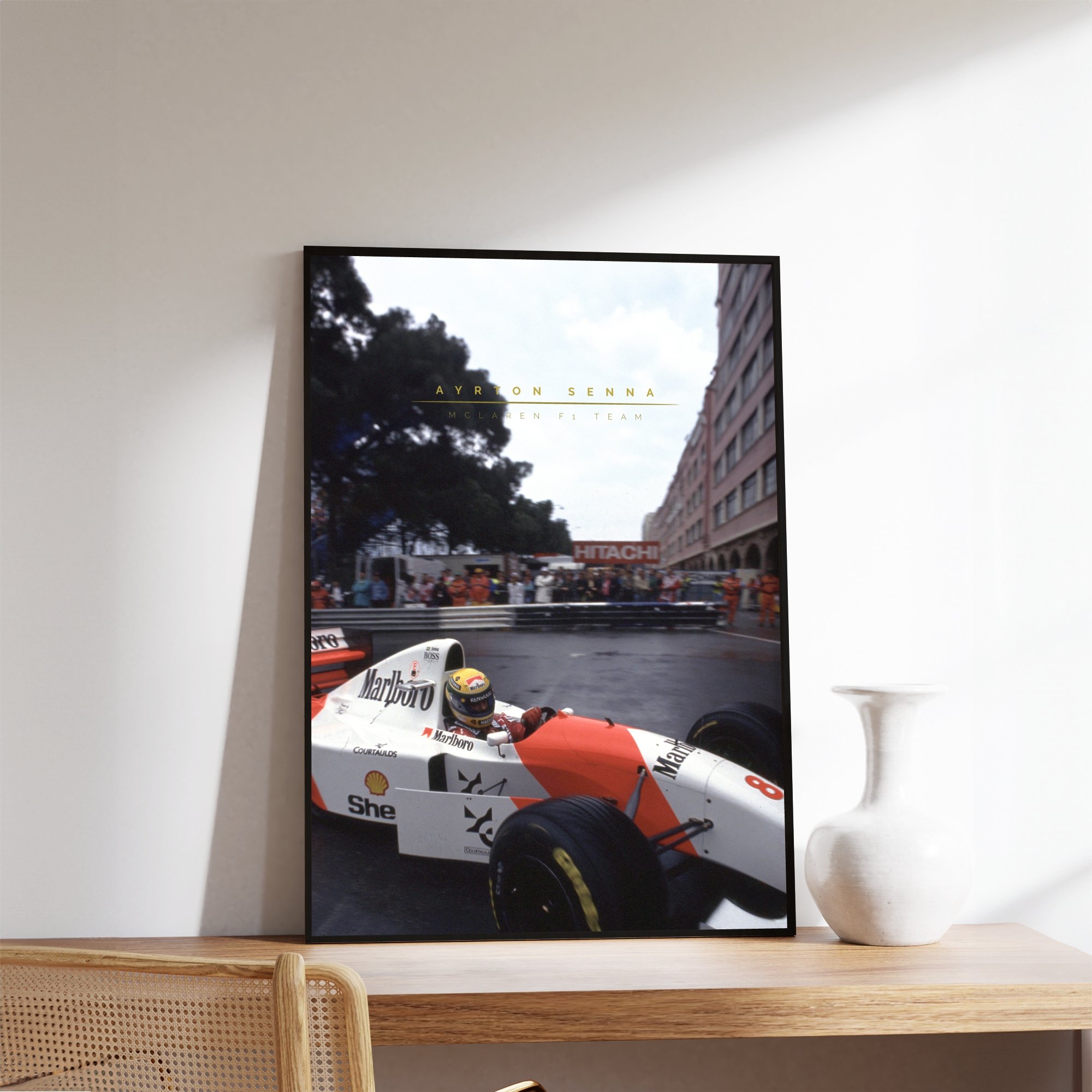 Ayrton Senna Formula 1 Framed Print