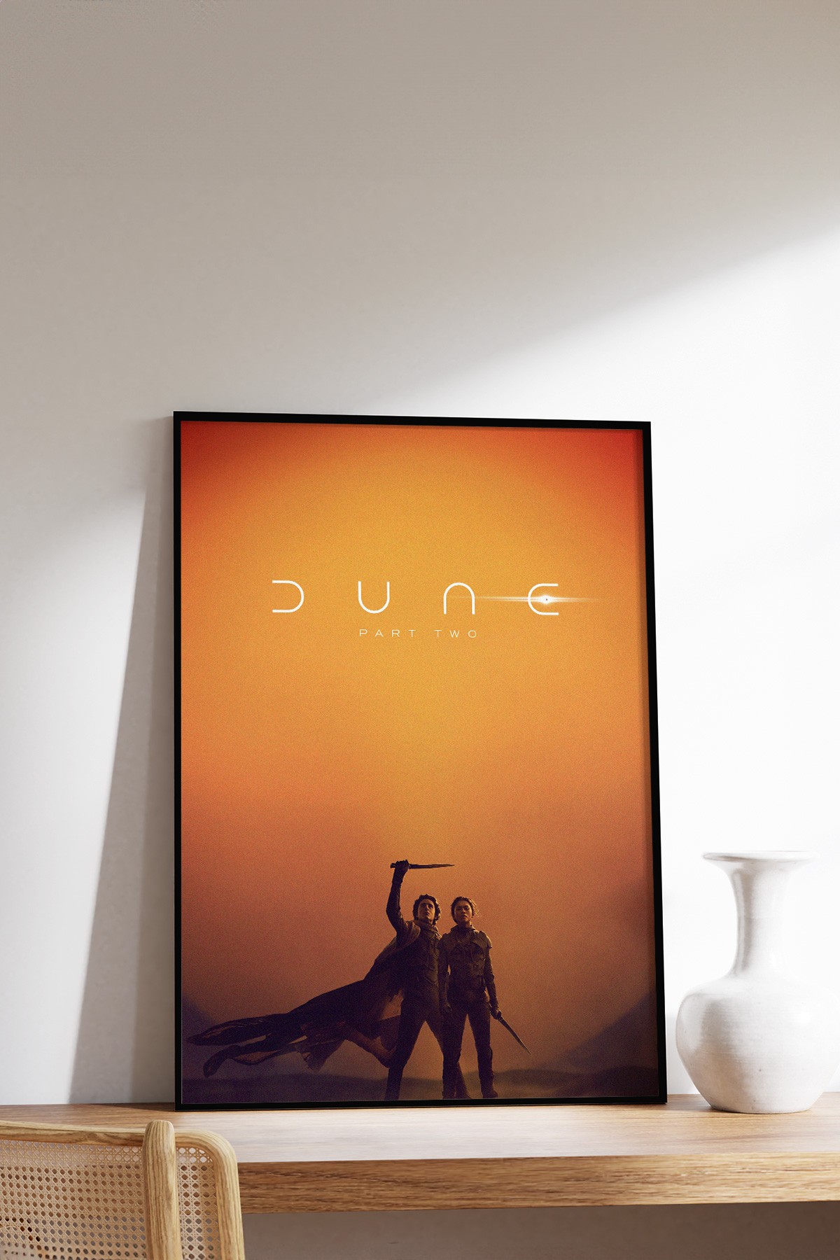 Dune: Part Two Tasarımlı Çerçevesiz Minimal Film Poster