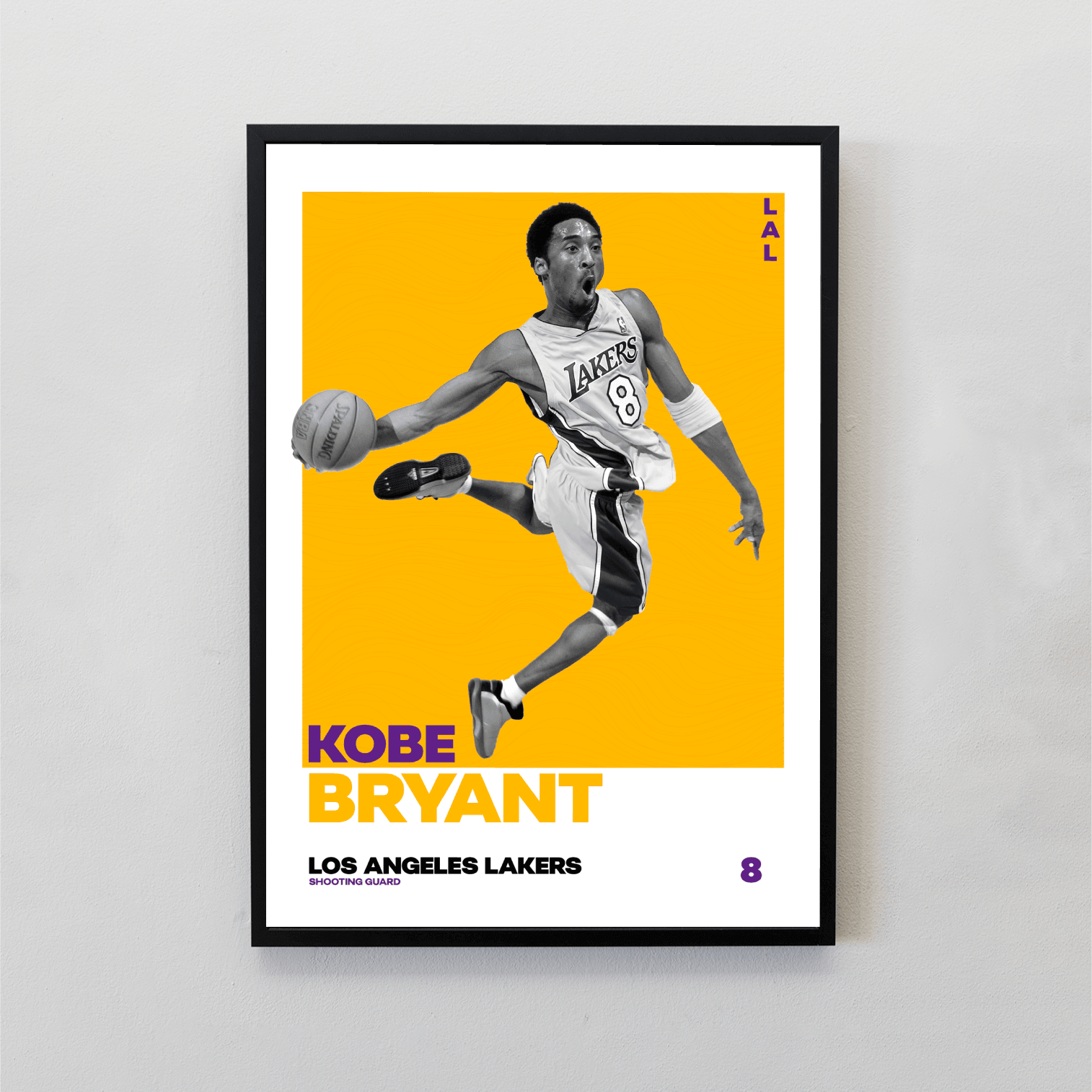 Kobe Bryant Tasarımlı Tablo | NBA Efsaneleri Koleksiyonu