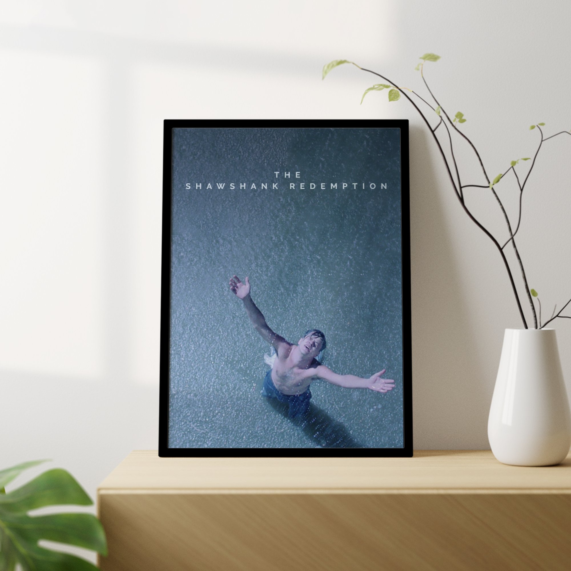 The Shawshank Redemption Minimalist Framed Movie Print