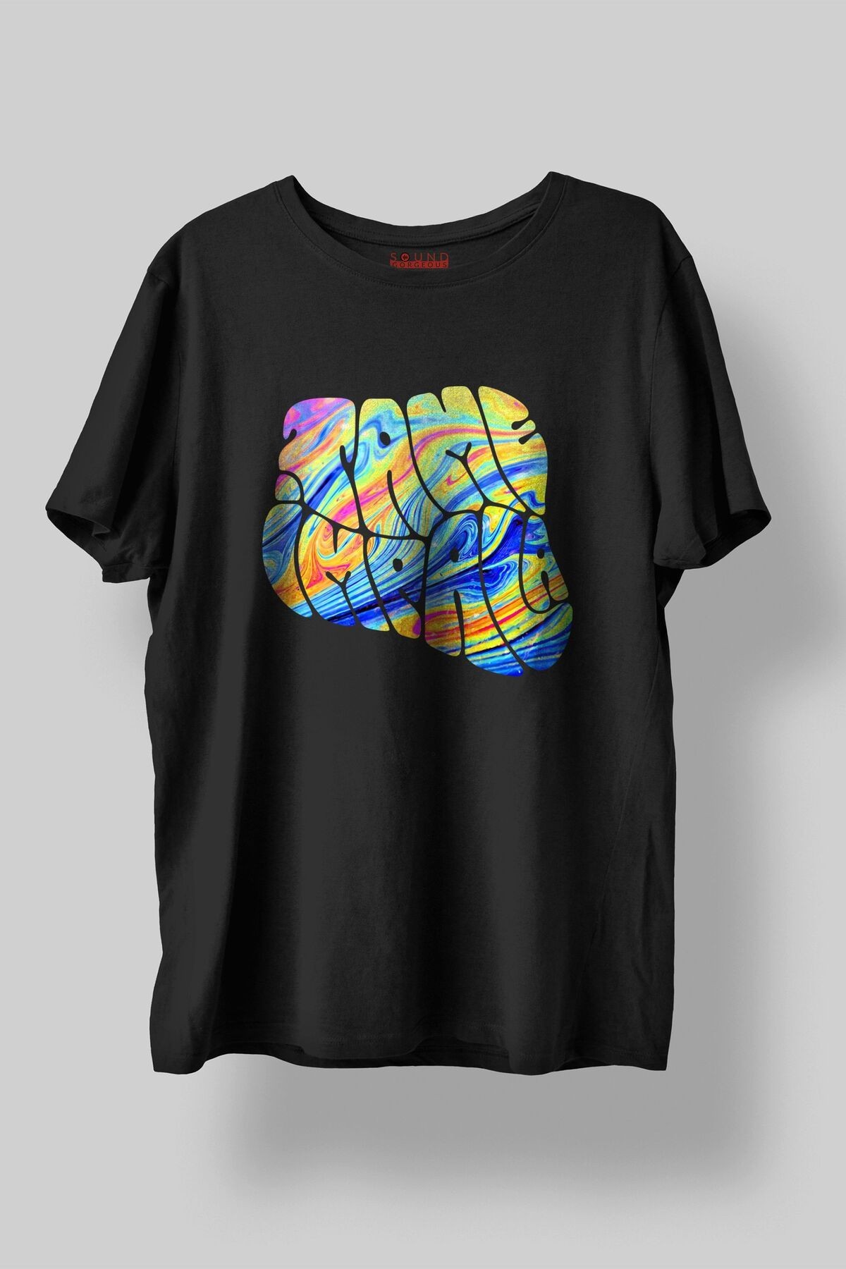 Tame Impala Müzik Baskılı Regular Fit Unisex Siyah T-shirt %100 Pamuk No:0343