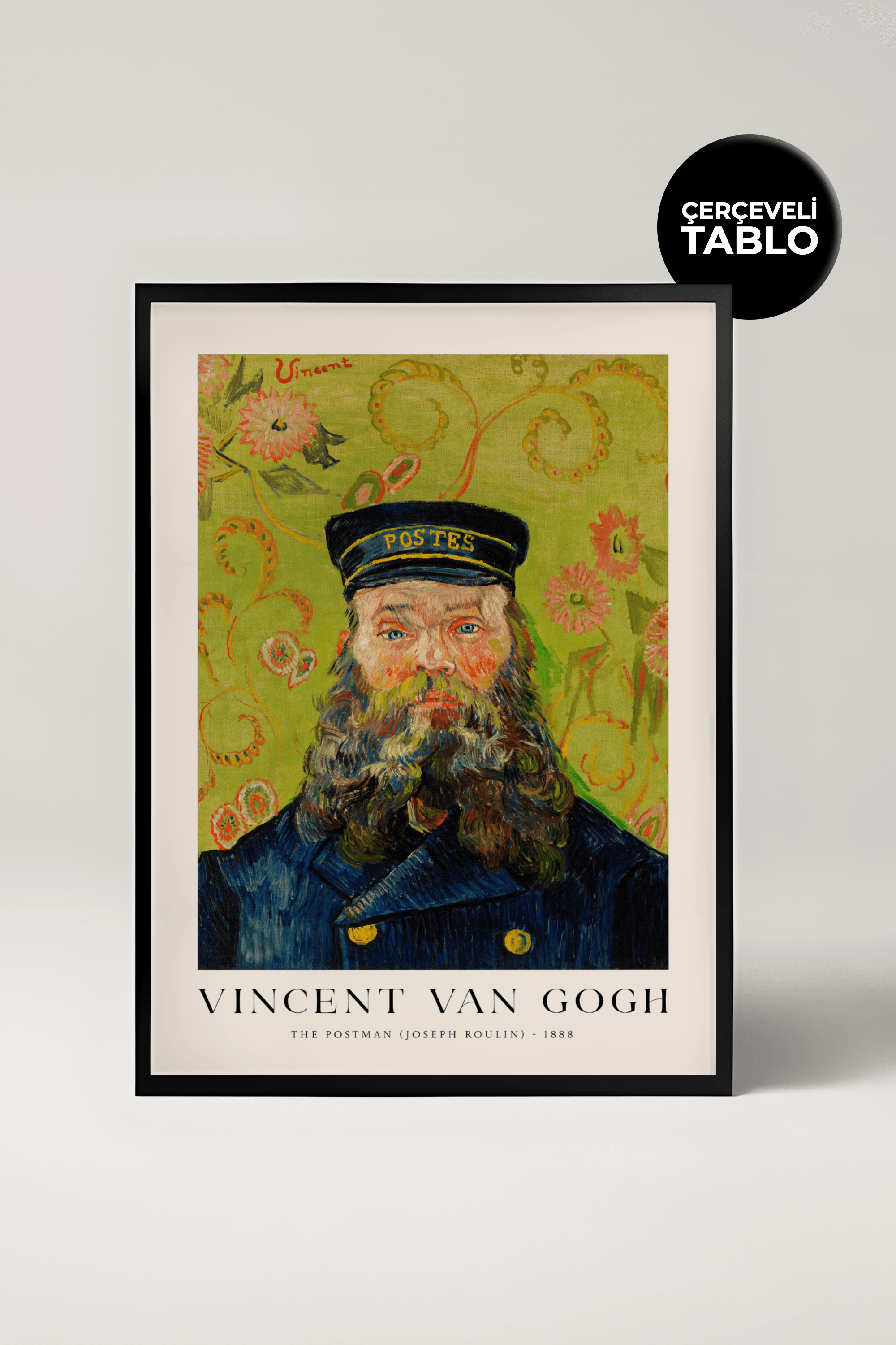 Van Gogh The Postman Çerçeveli Tablo