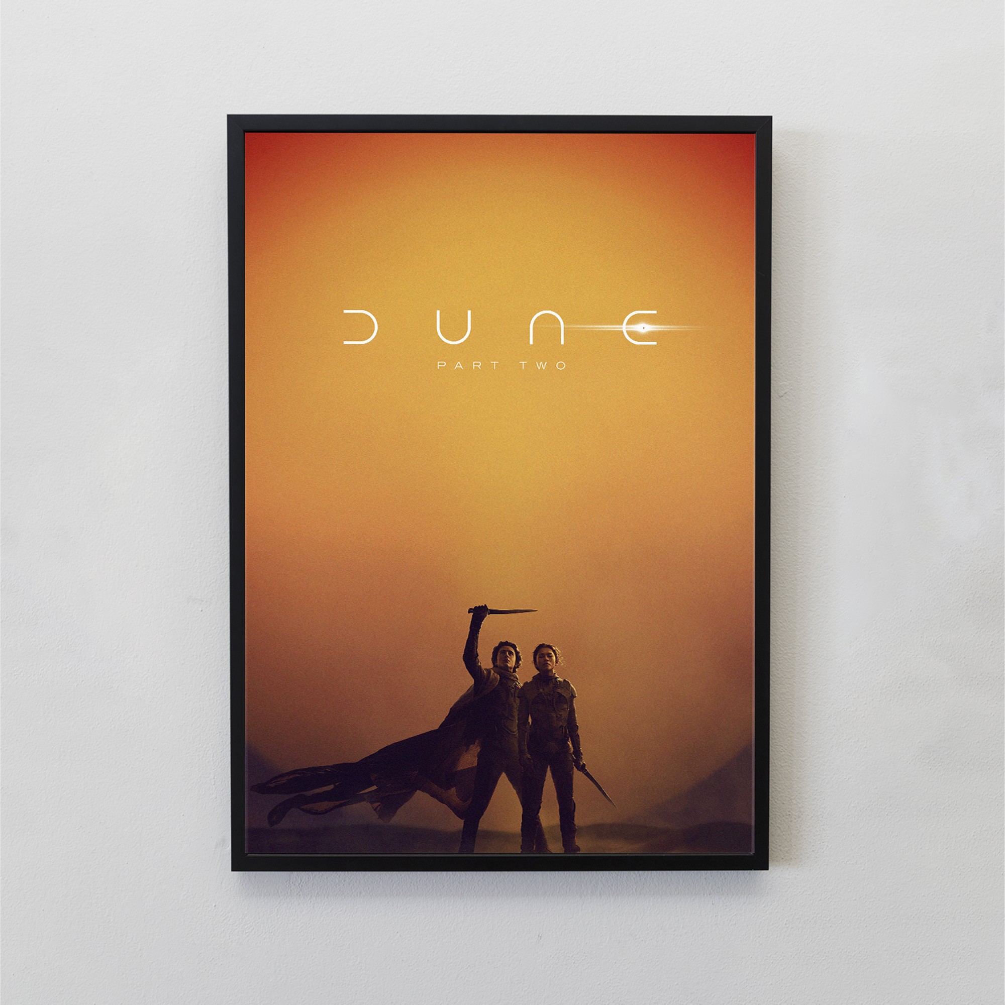 Dune: Part Two Tasarımlı Minimal Film Tablo