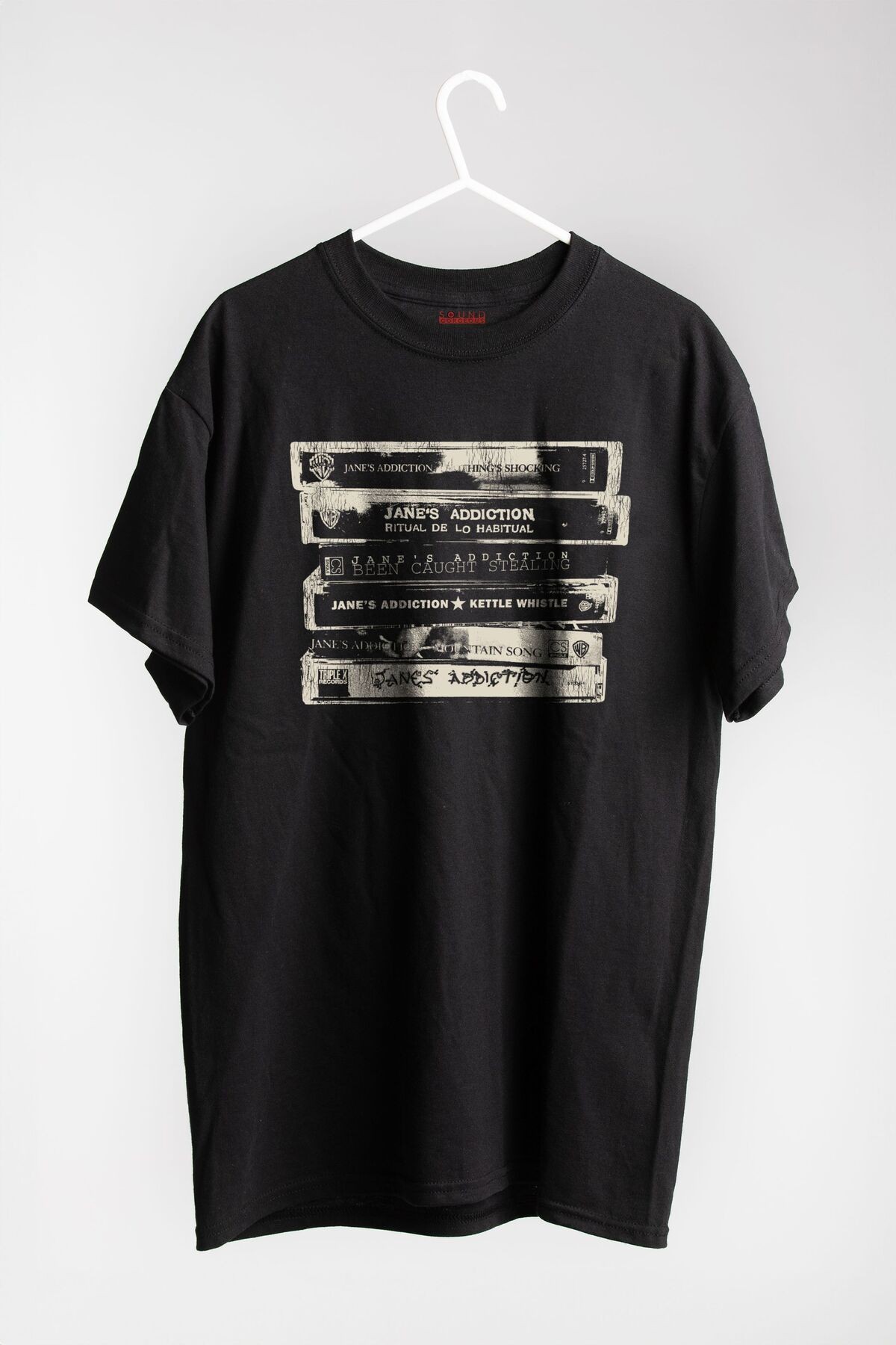 Jane's Addiction Müzik Baskılı Regular Fit Unisex Siyah T-Shirt %100 Pamuk No:0156