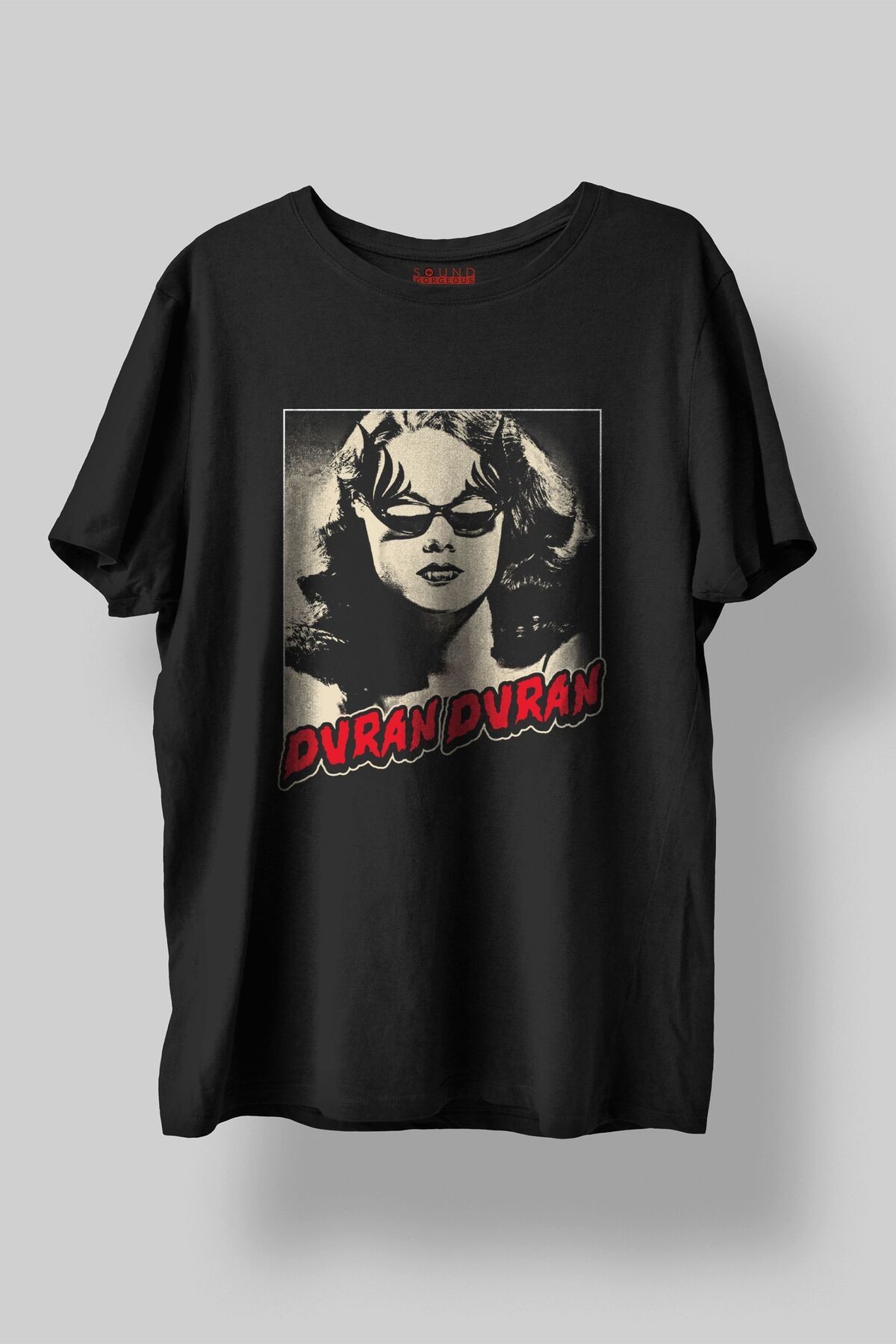 Duran Duran Müzik Baskılı Regular Fit Unisex Siyah T-Shirt %100 Pamuk No:0124