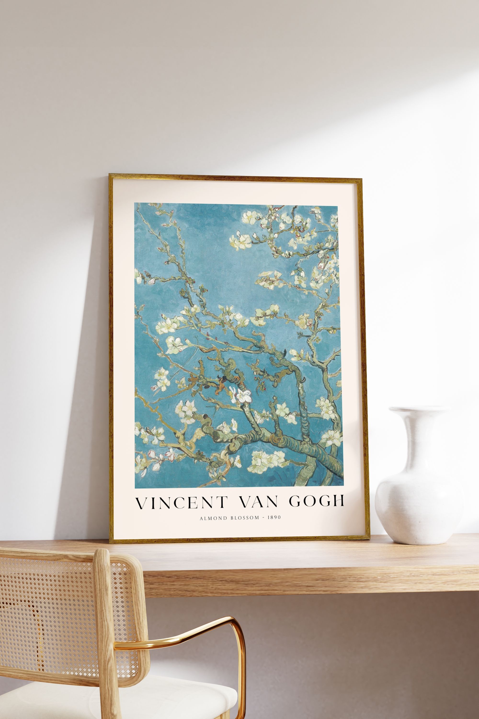 Van Gogh Almond Blossom Çerçevesiz Poster