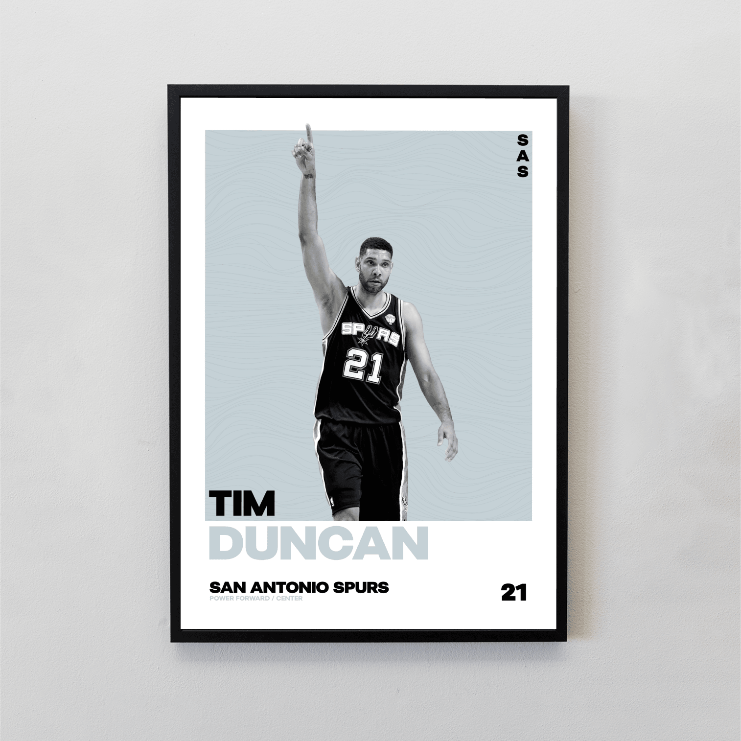 Tim Duncan Tasarımlı Tablo | NBA Efsaneleri Koleksiyonu