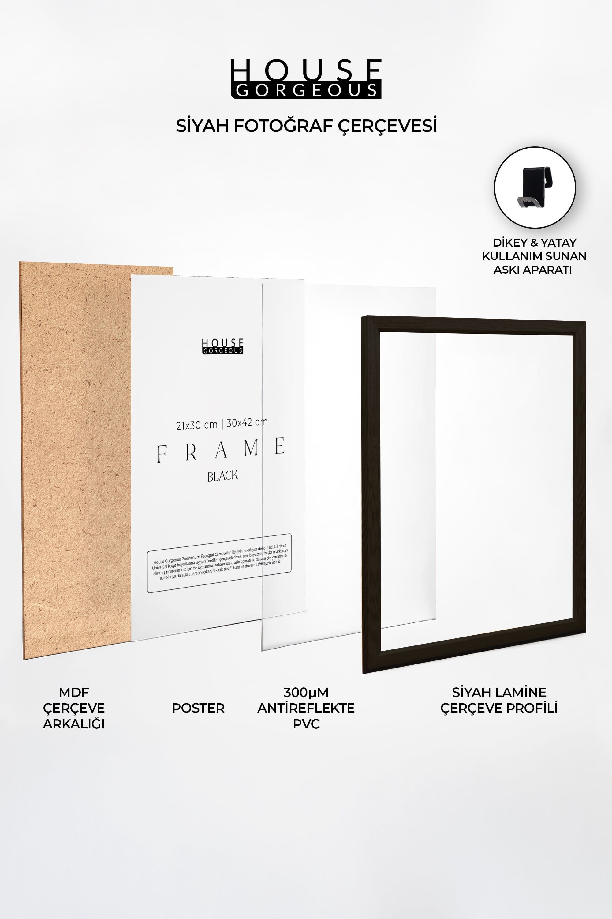 Kişiye Özel Minimal Albüm Tasarımlı Çerçevesiz Poster