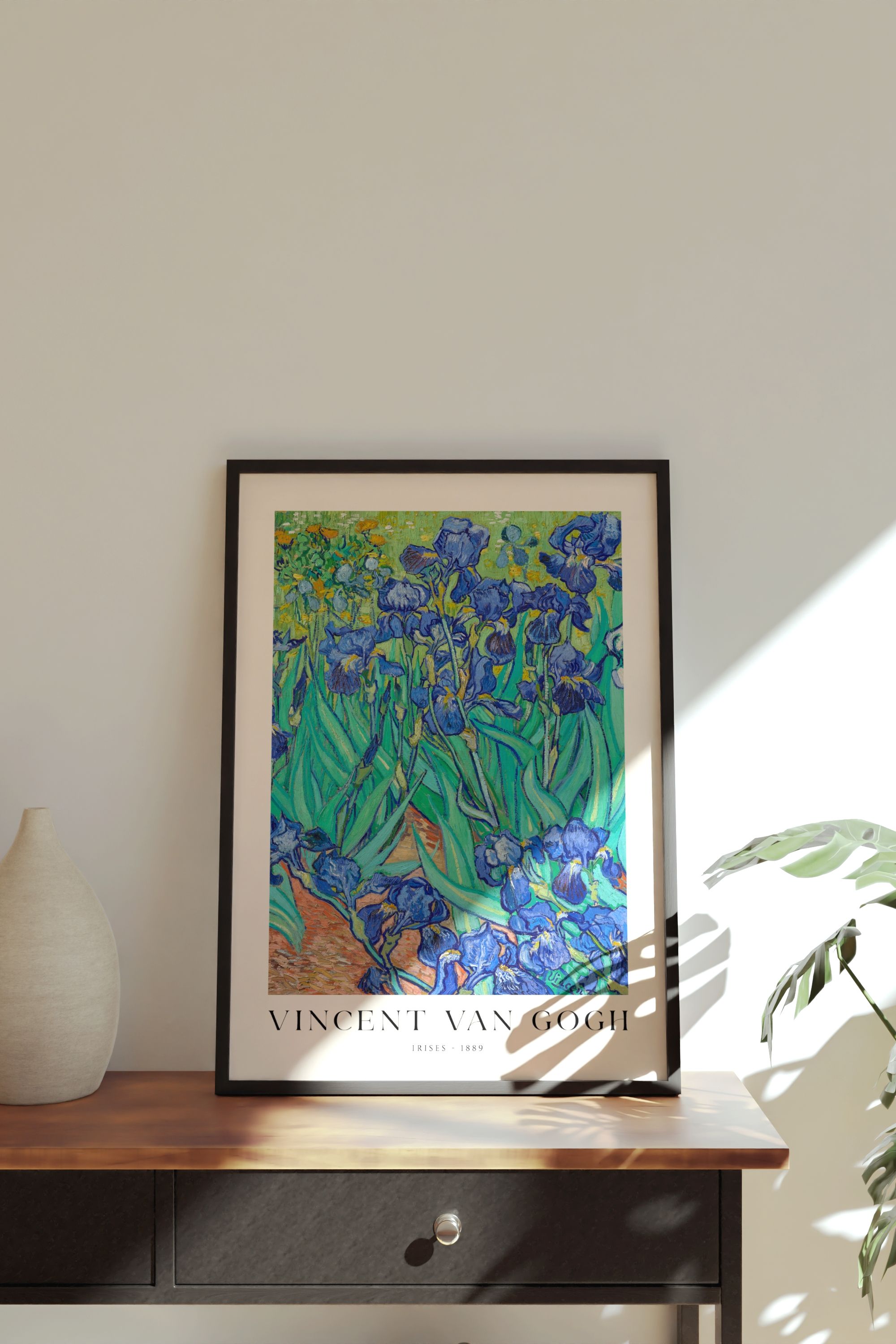 Van Gogh Irises Çerçevesiz Poster